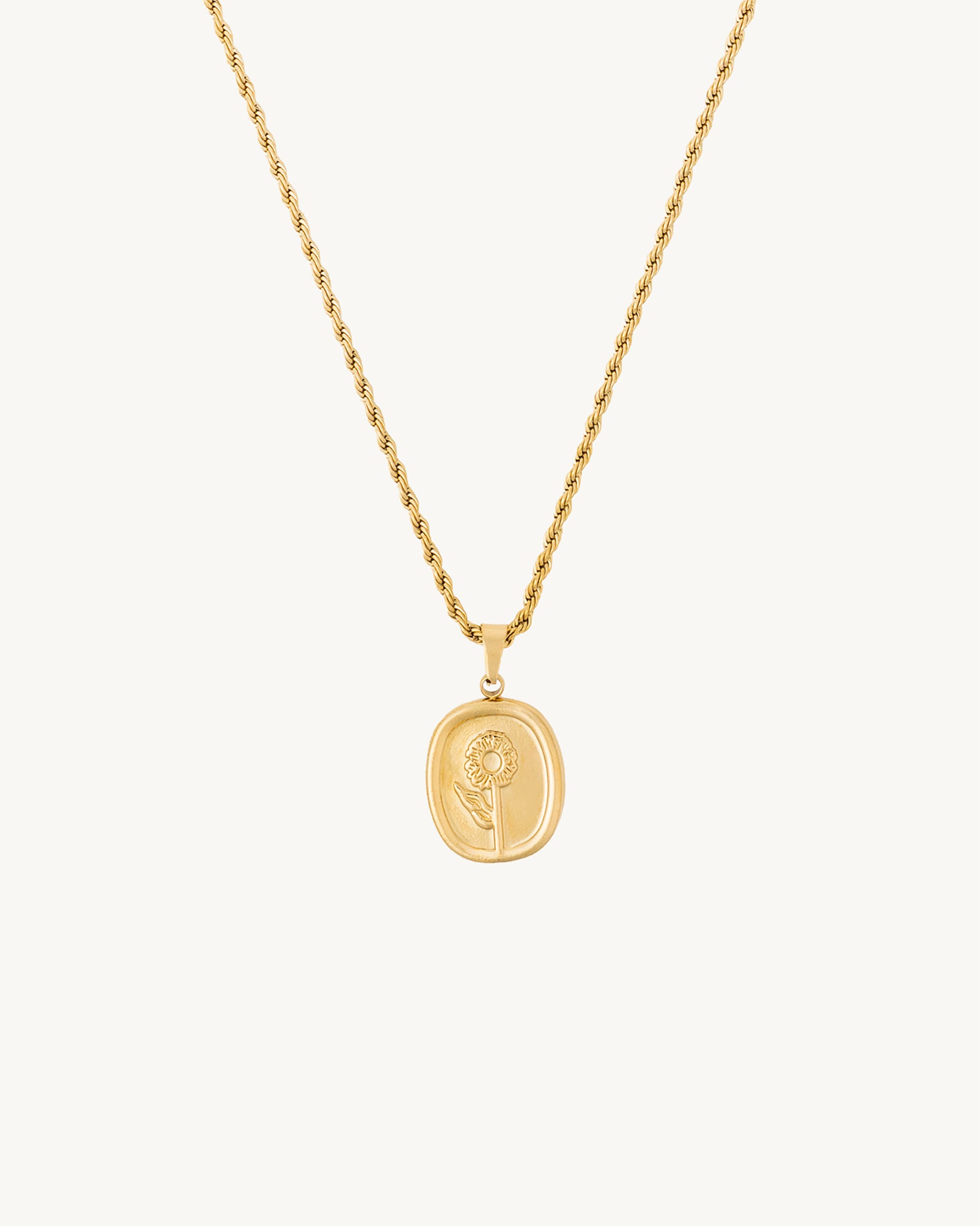 Golden Flower 18K Gold Plated Necklace