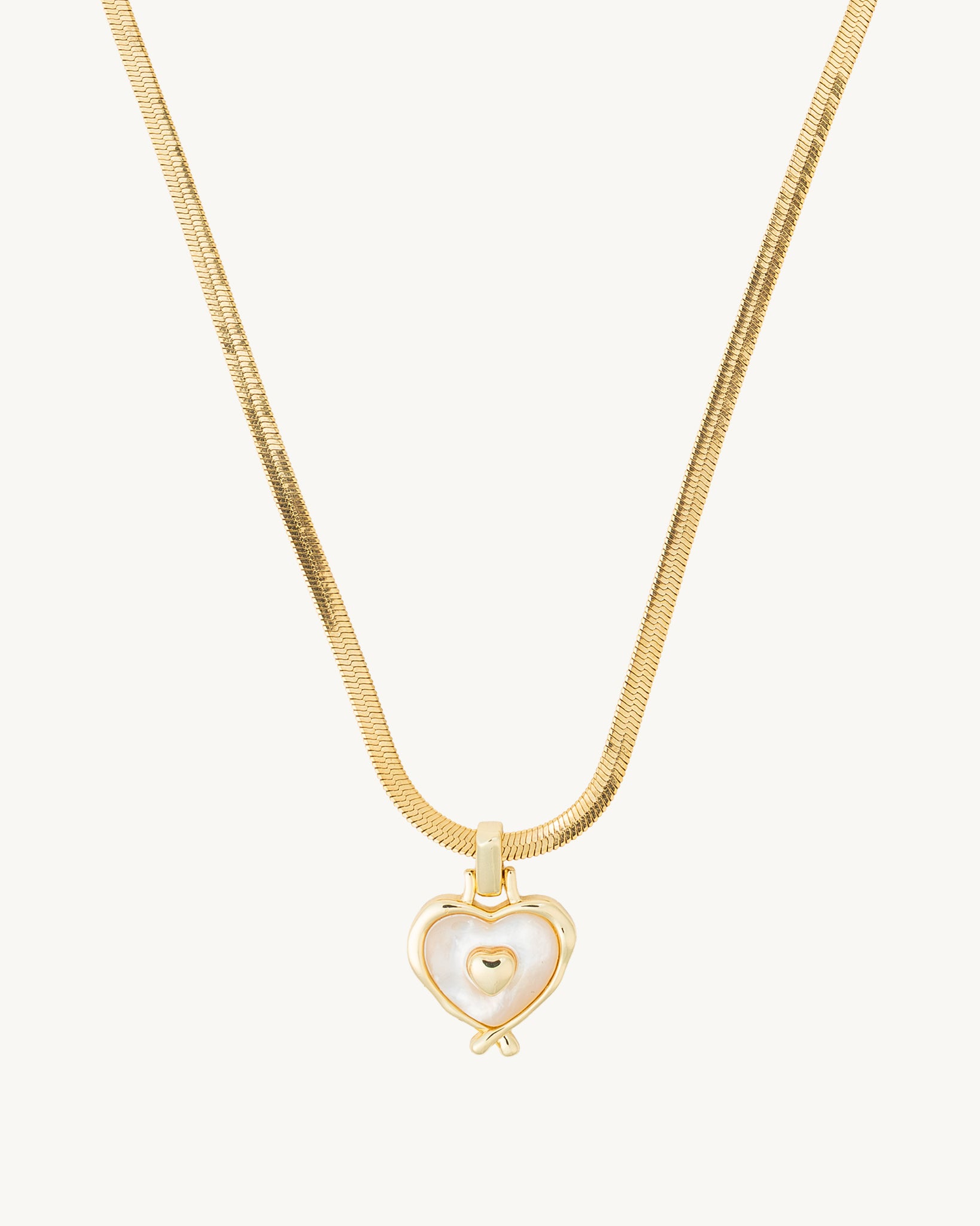 Heart of Aurum 18K Gold Plated Necklace