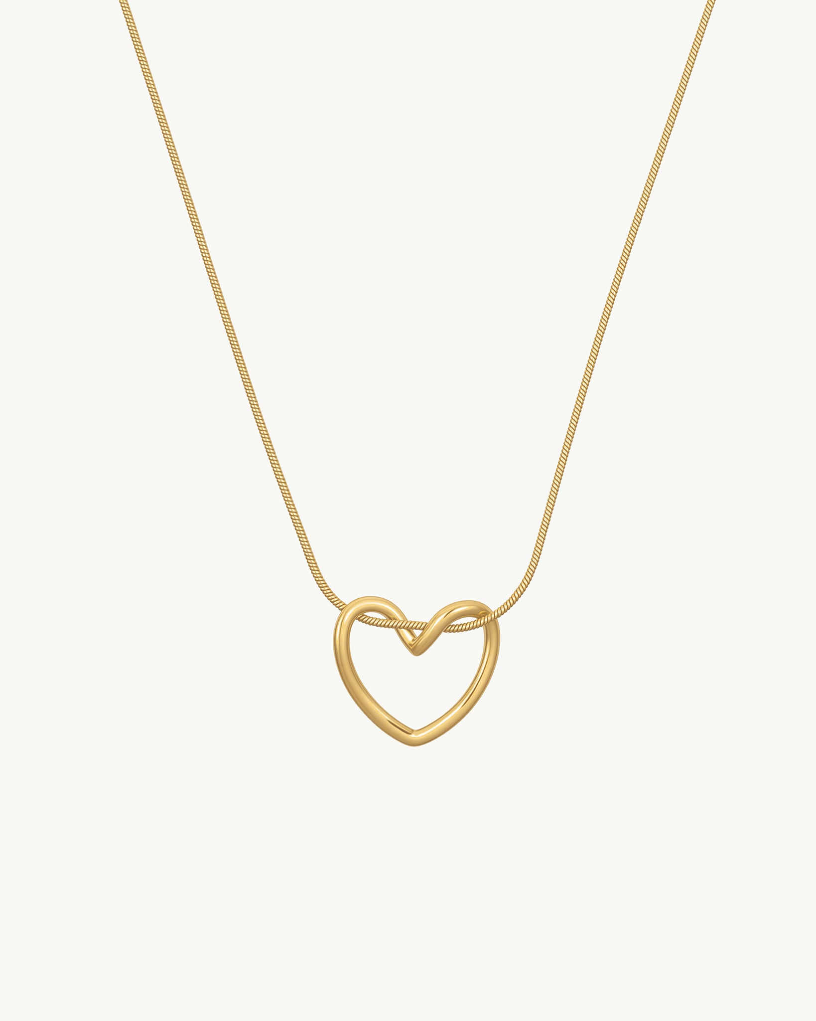 Unfolded Love 18K Gold Plated Necklace