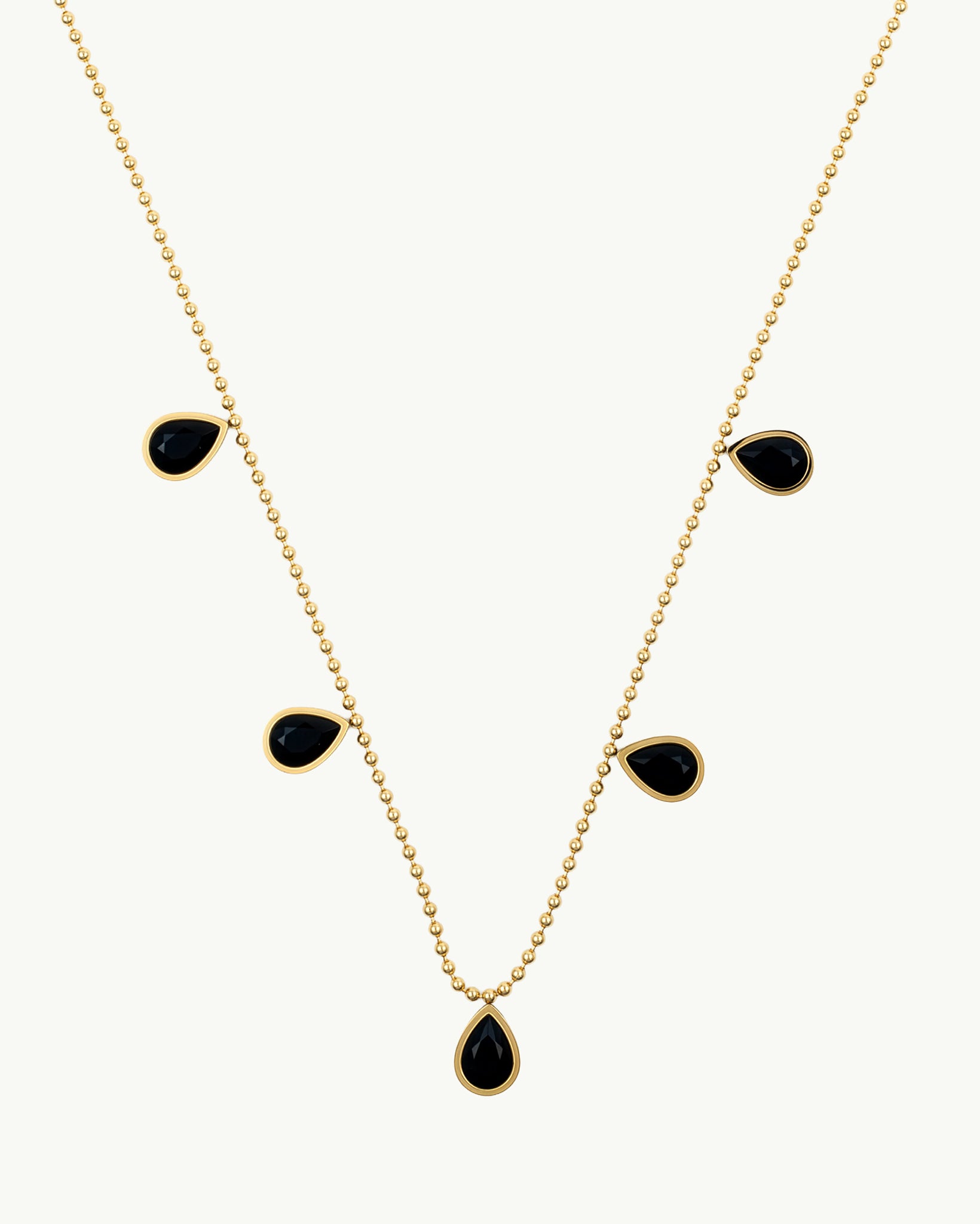 Noir Dew 18K Gold Plated Necklace