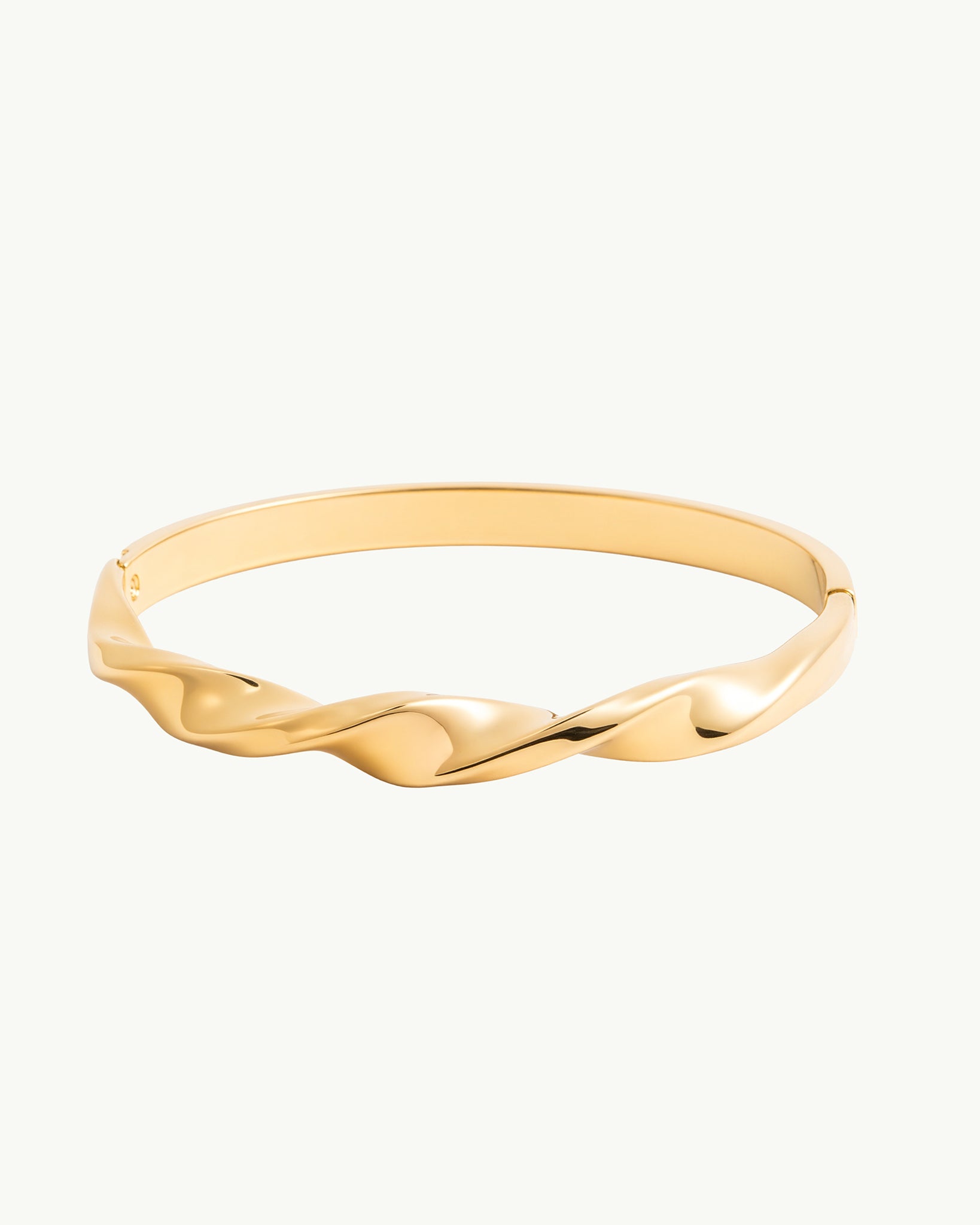 Spiral Luxe 18K Gold Plated Bracelet