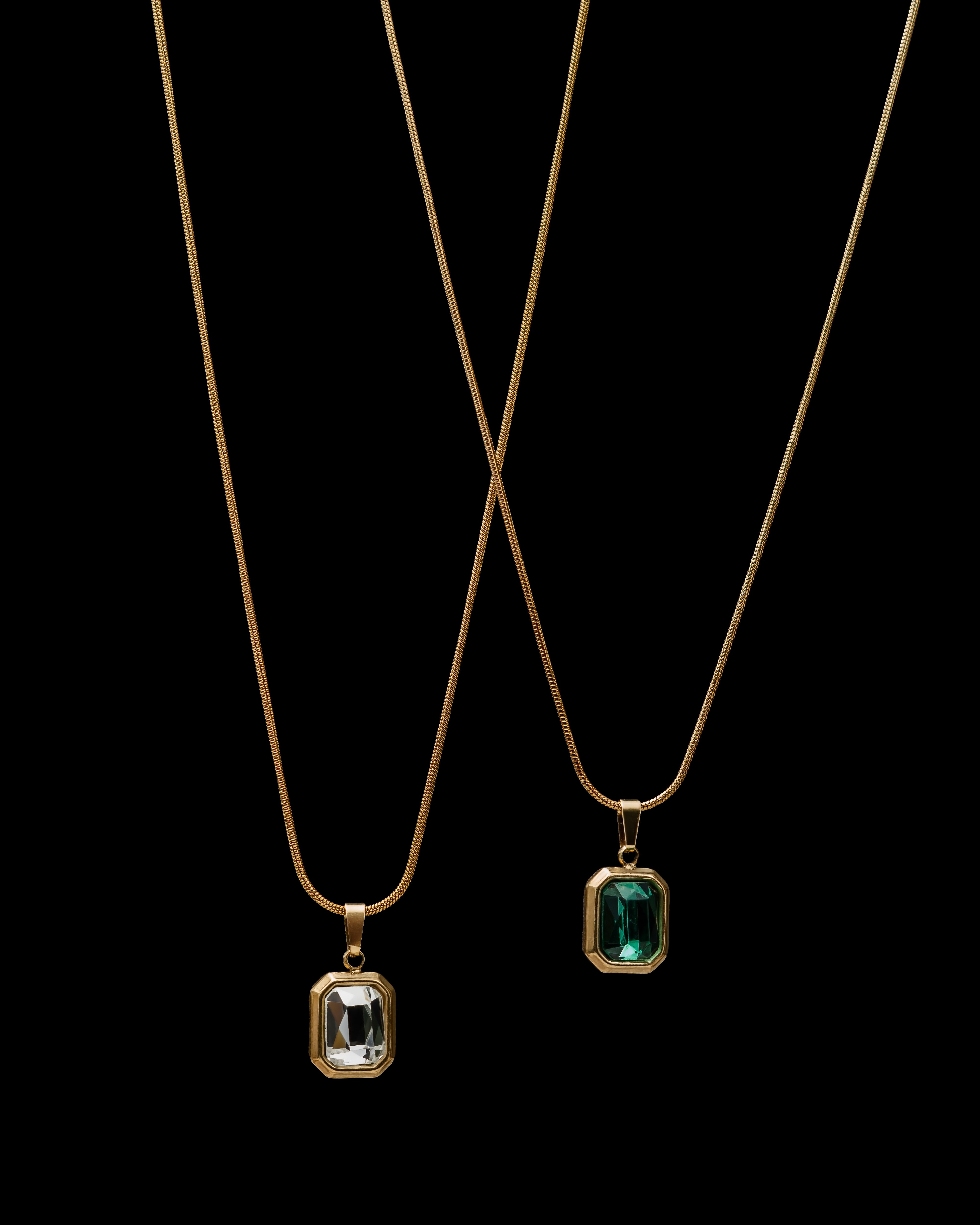 Crystal Vault 18K Gold Plated Necklace