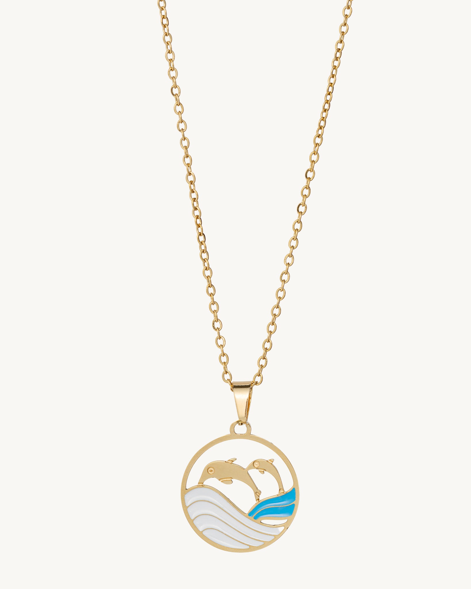 Tide Whirl 18K Gold Plated Necklace