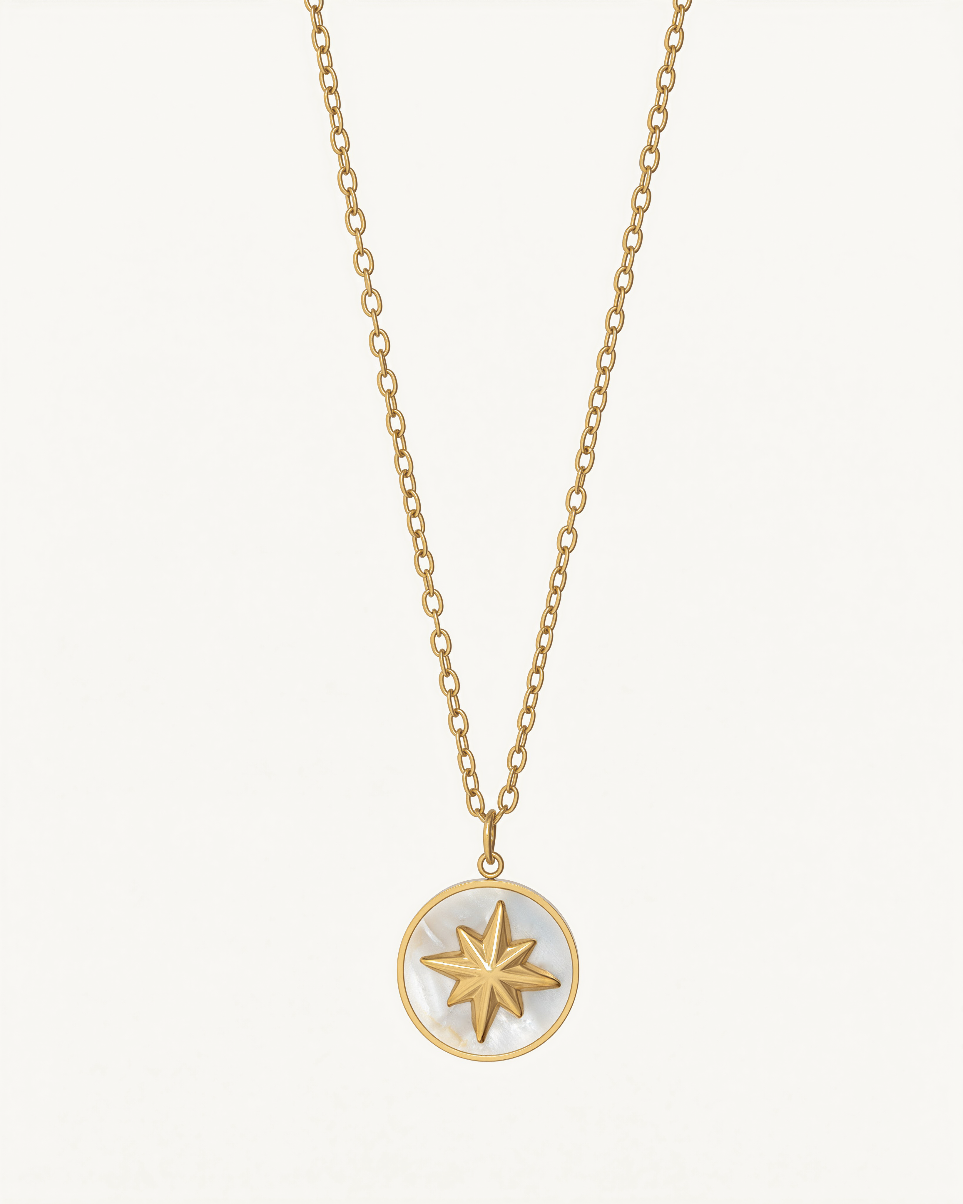 Solara Pendant 18K Gold Plated Necklace
