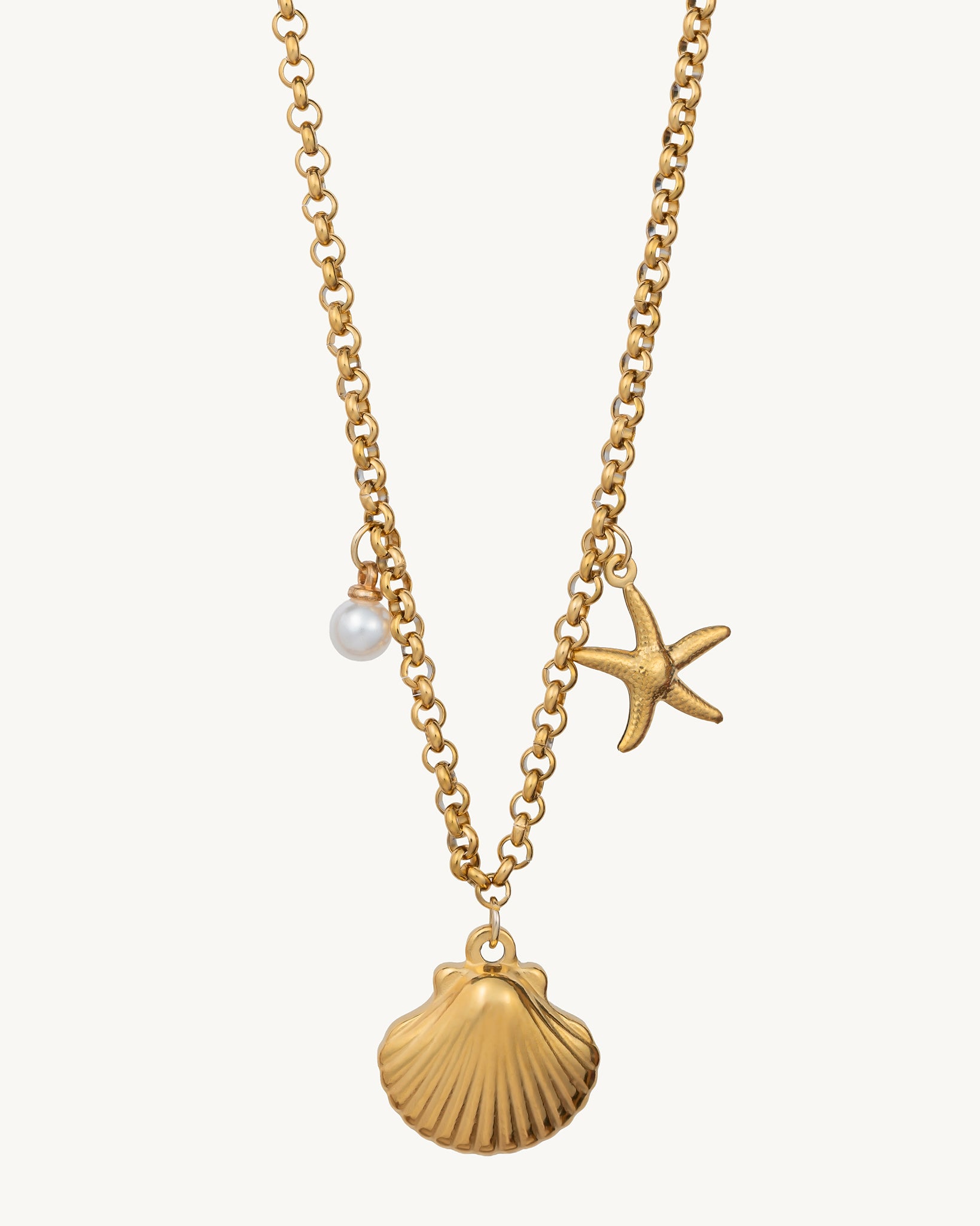 Coastal Charms 18K Gold Plated Necklace