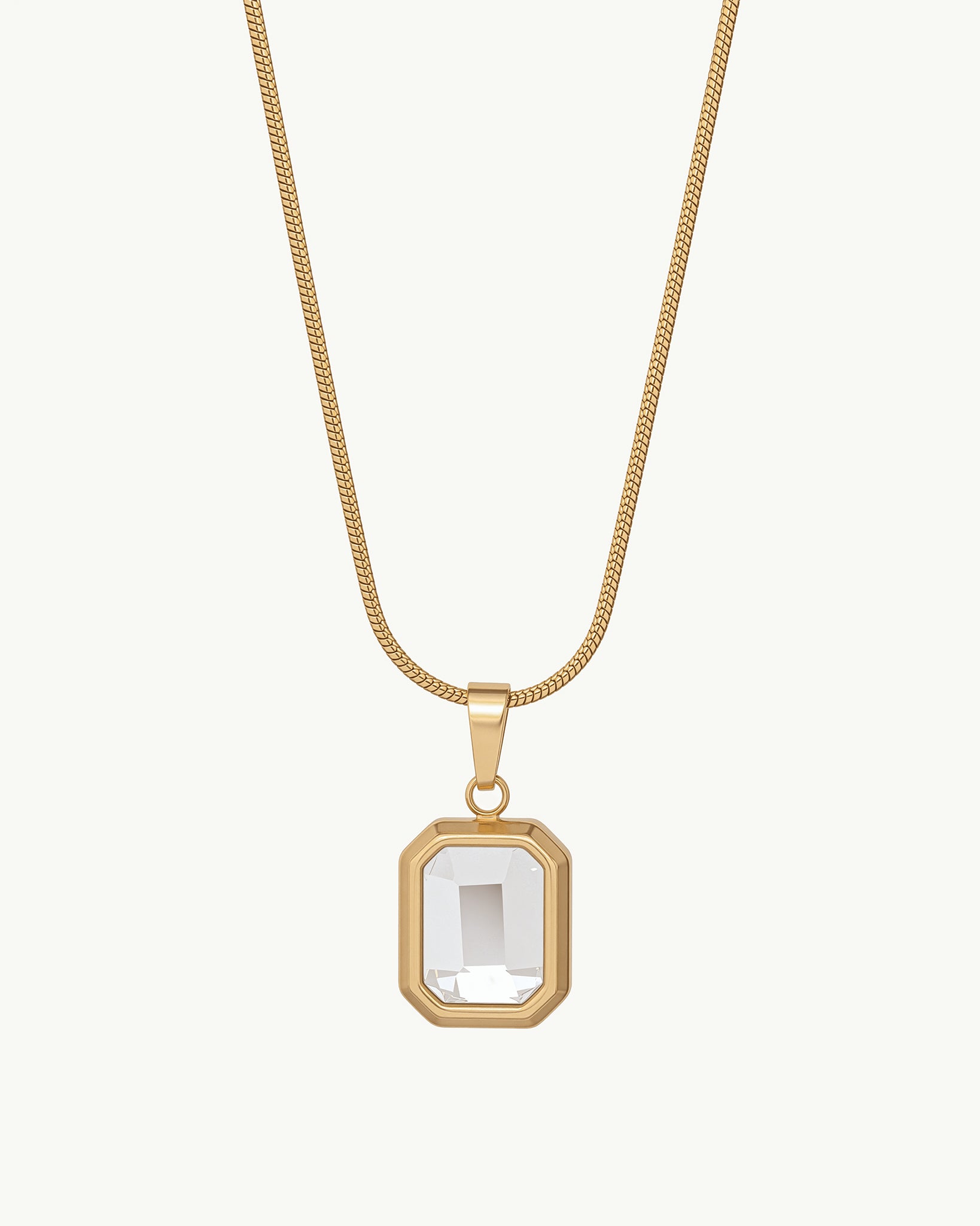 Crystal Vault 18K Gold Plated Necklace