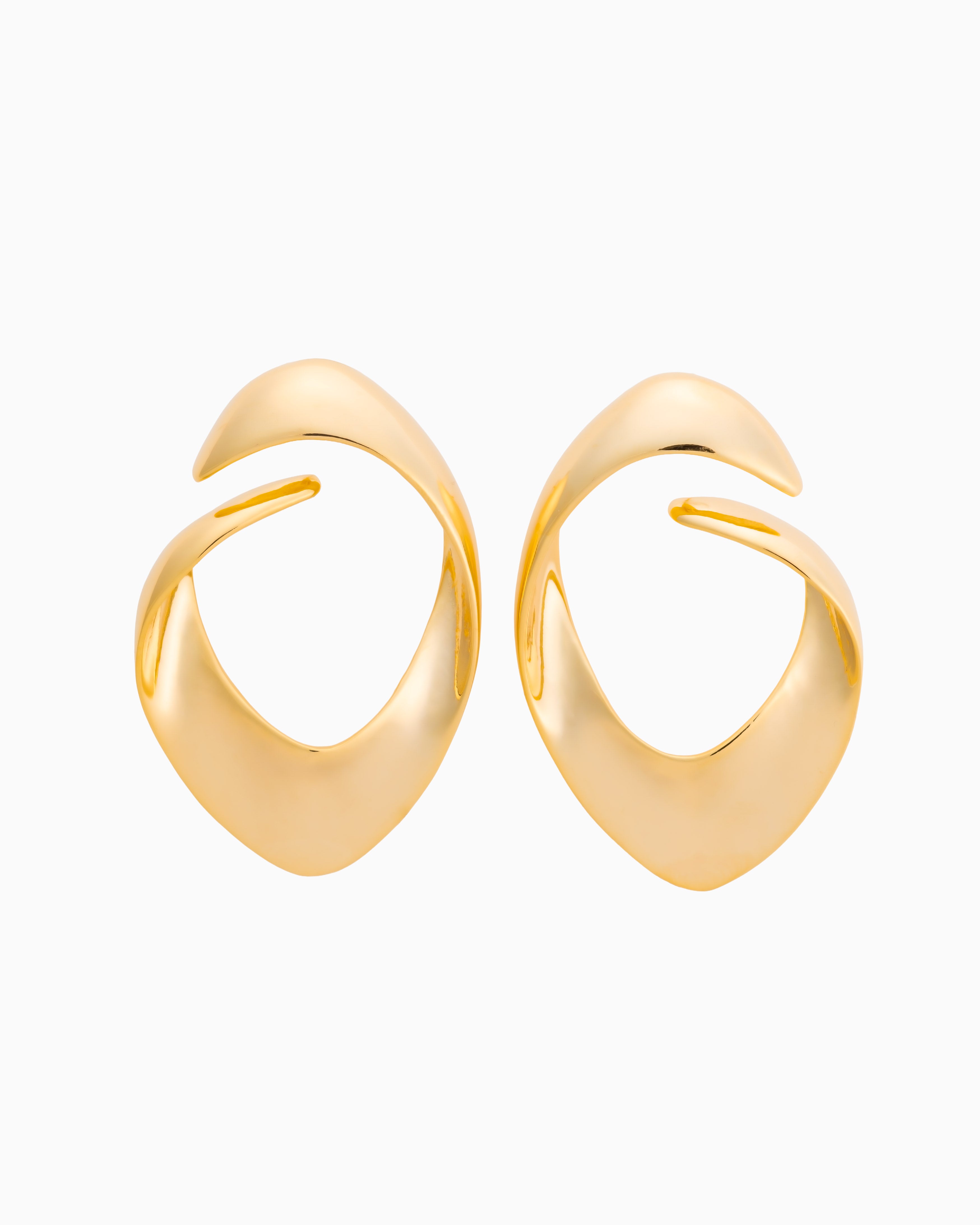 Orris 22K Gold Plated Earrings