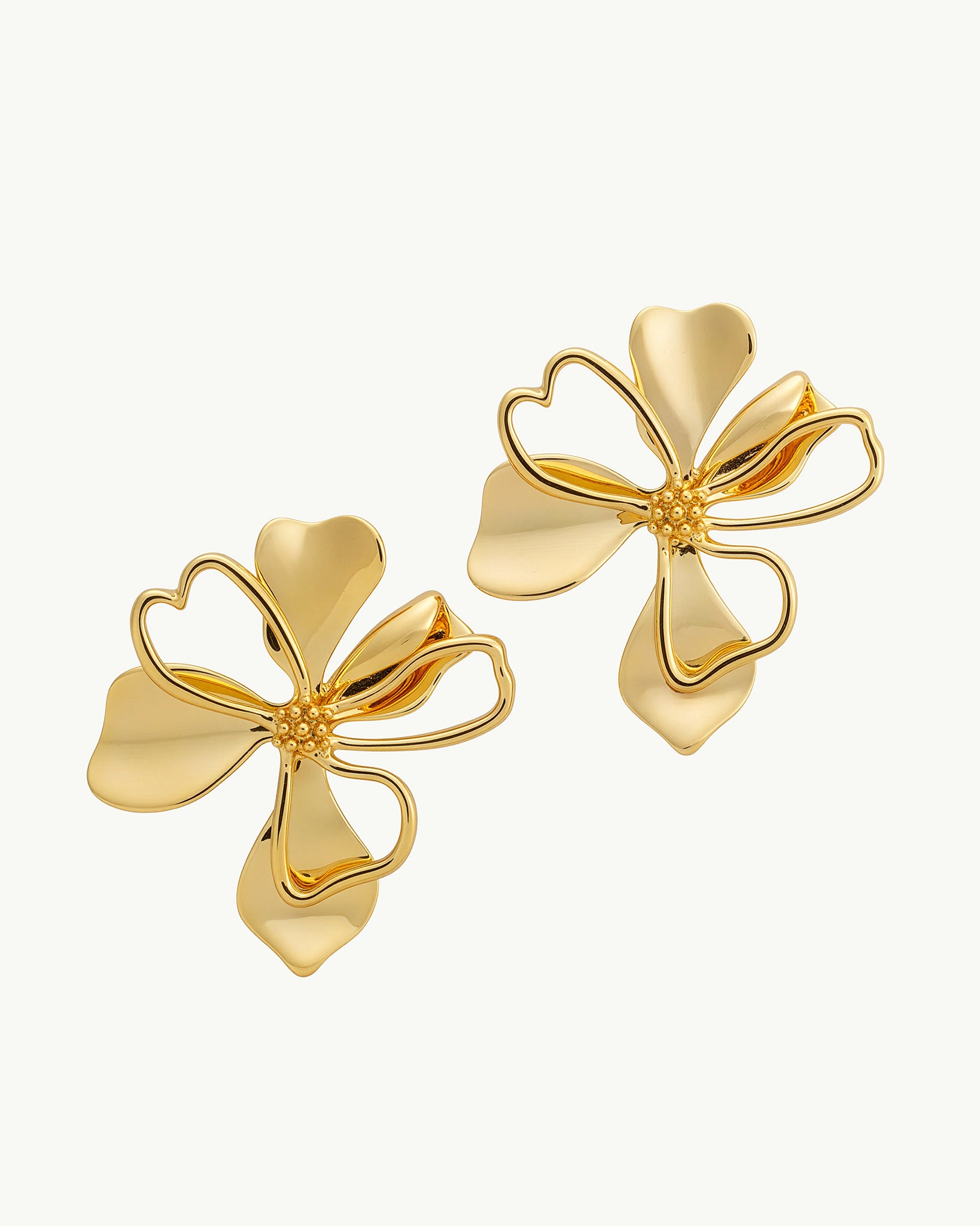Grace 22K Gold Plated Earrings