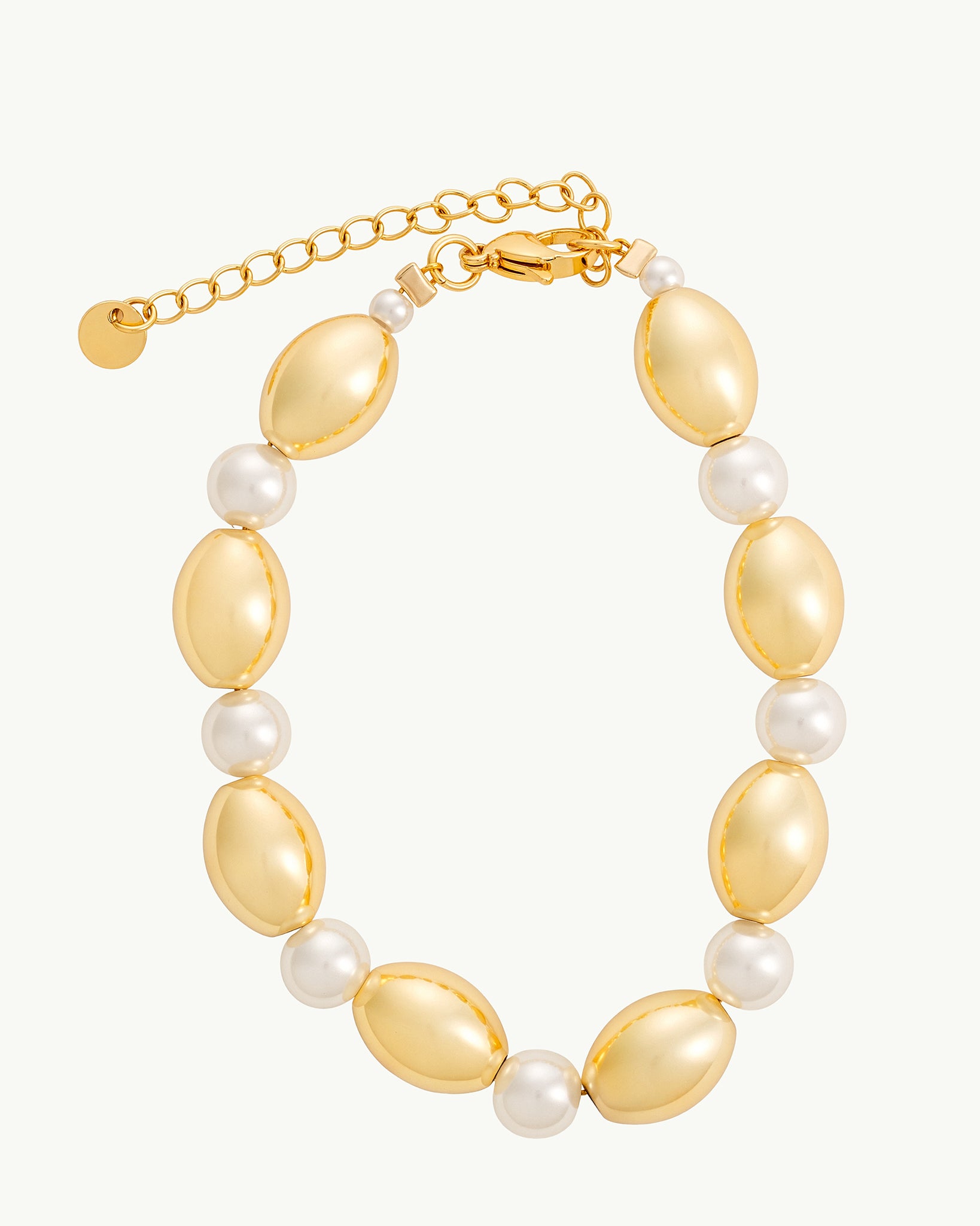 Dewdrop 22K Gold Plated Bracelet