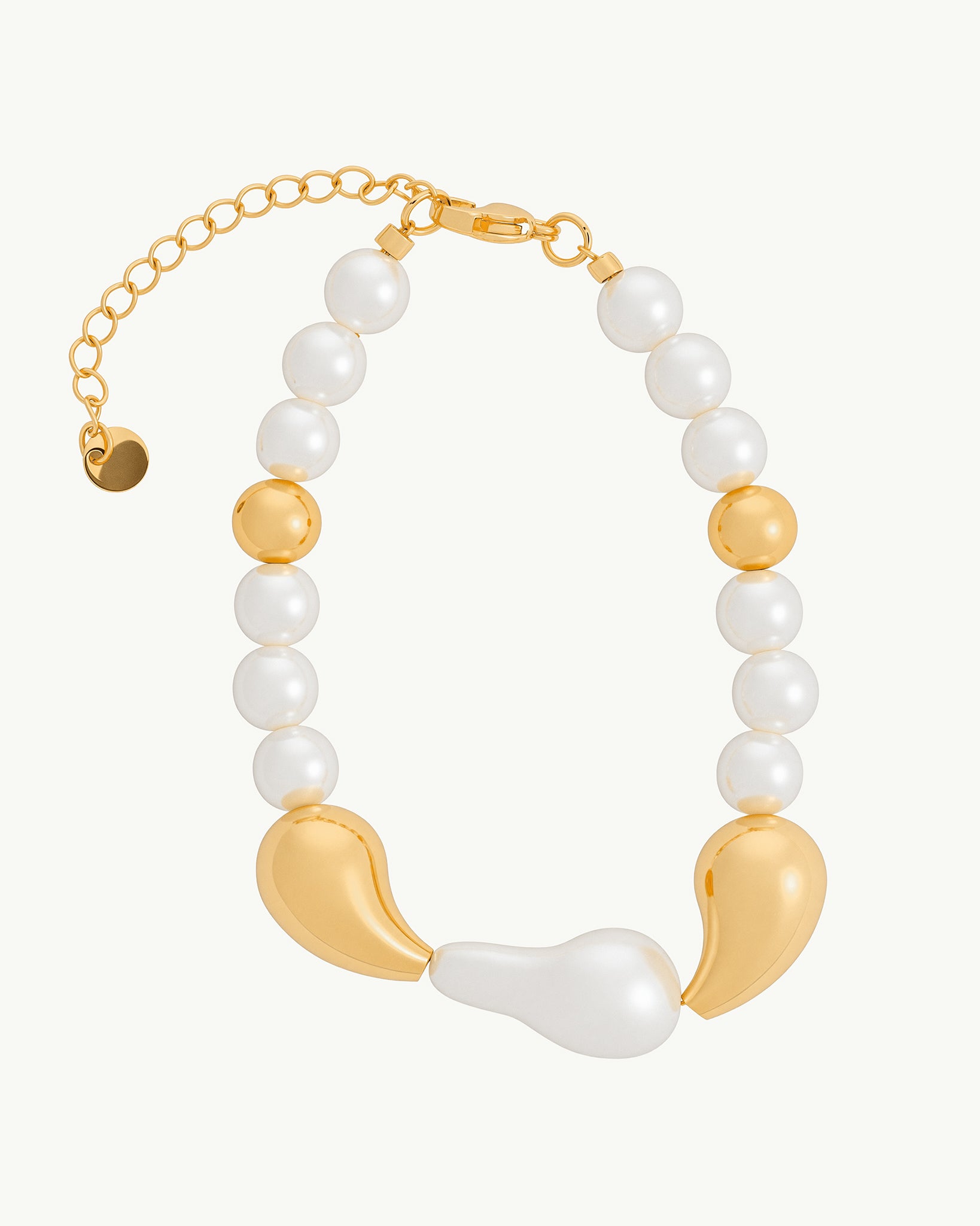 Auric Pearl 18K Gold Plated Bracelet