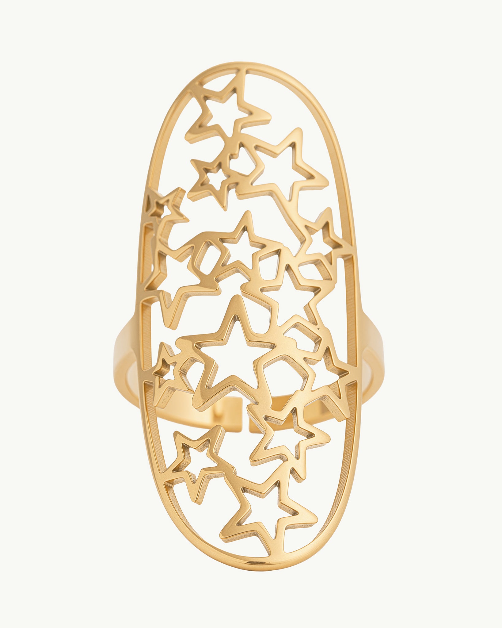 Star Statement 18K Gold Plated Ring