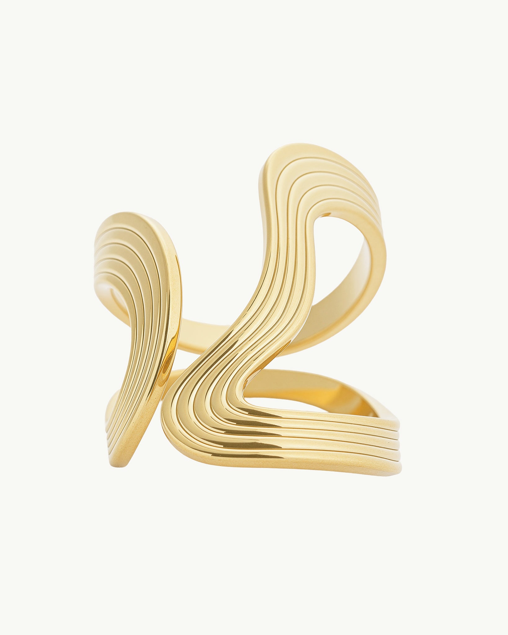 Chunky Statement 18K Gold Plated Ring