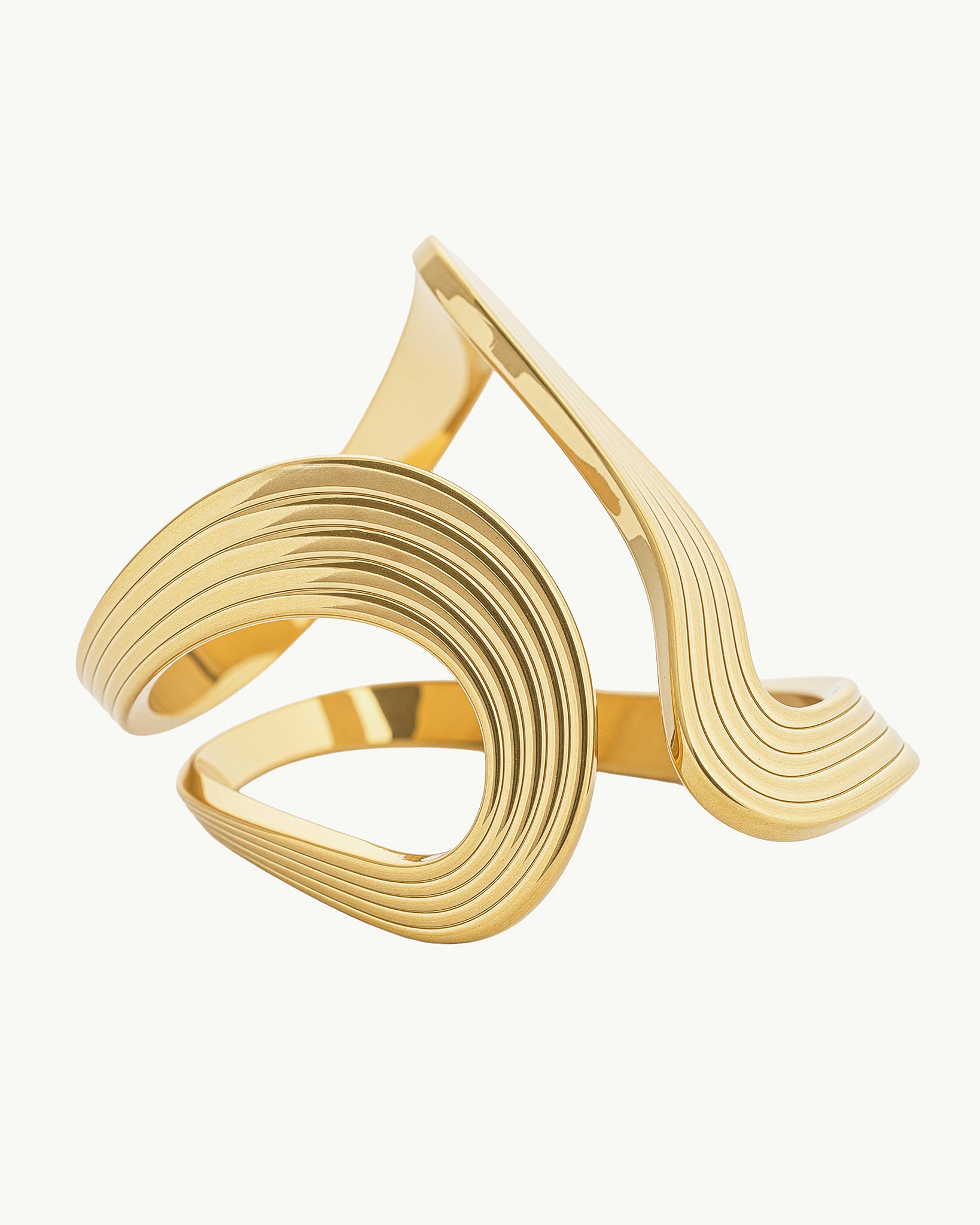 Chunky Statement 18K Gold Plated Ring