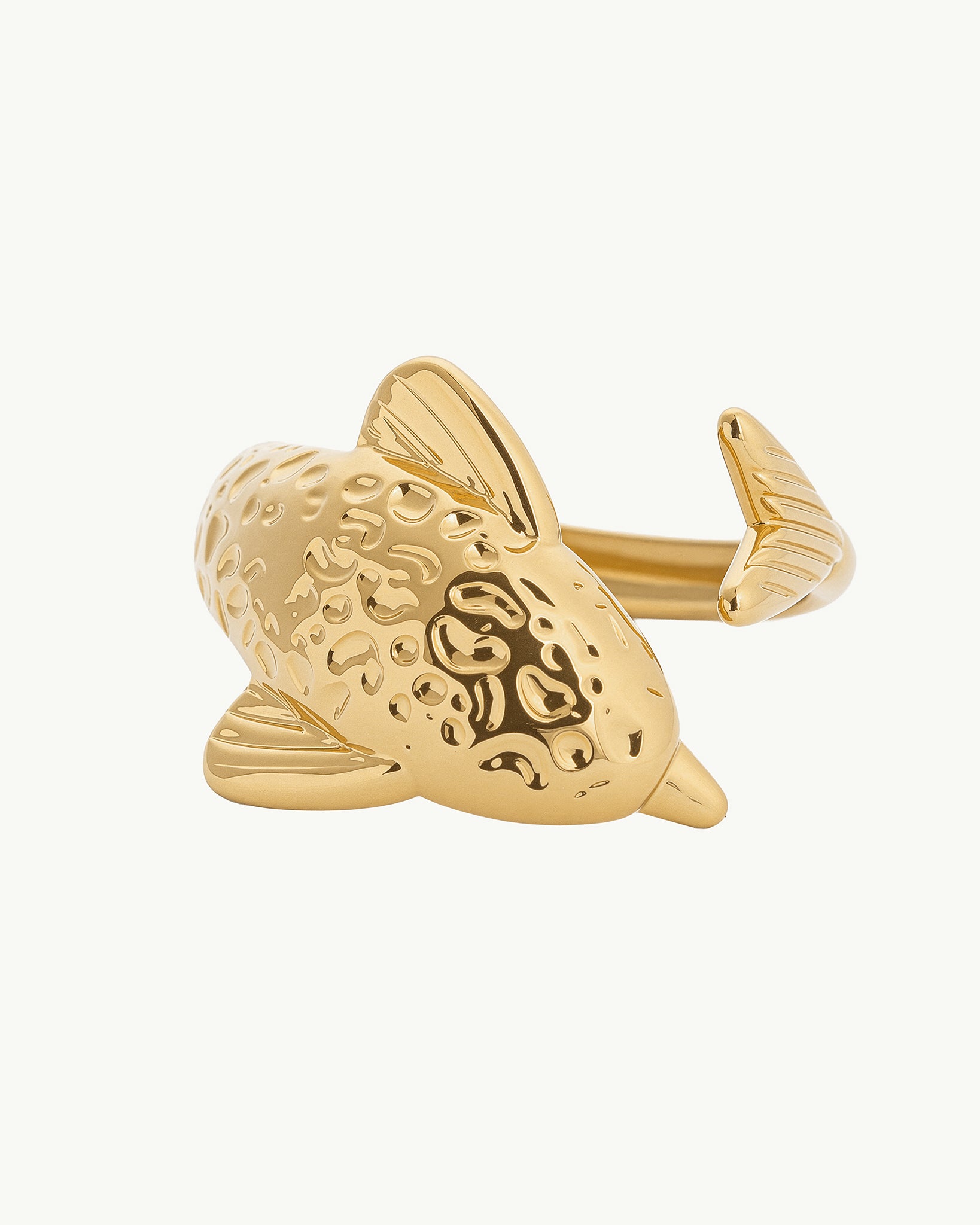 Dolphin 18K Gold Plated Ring