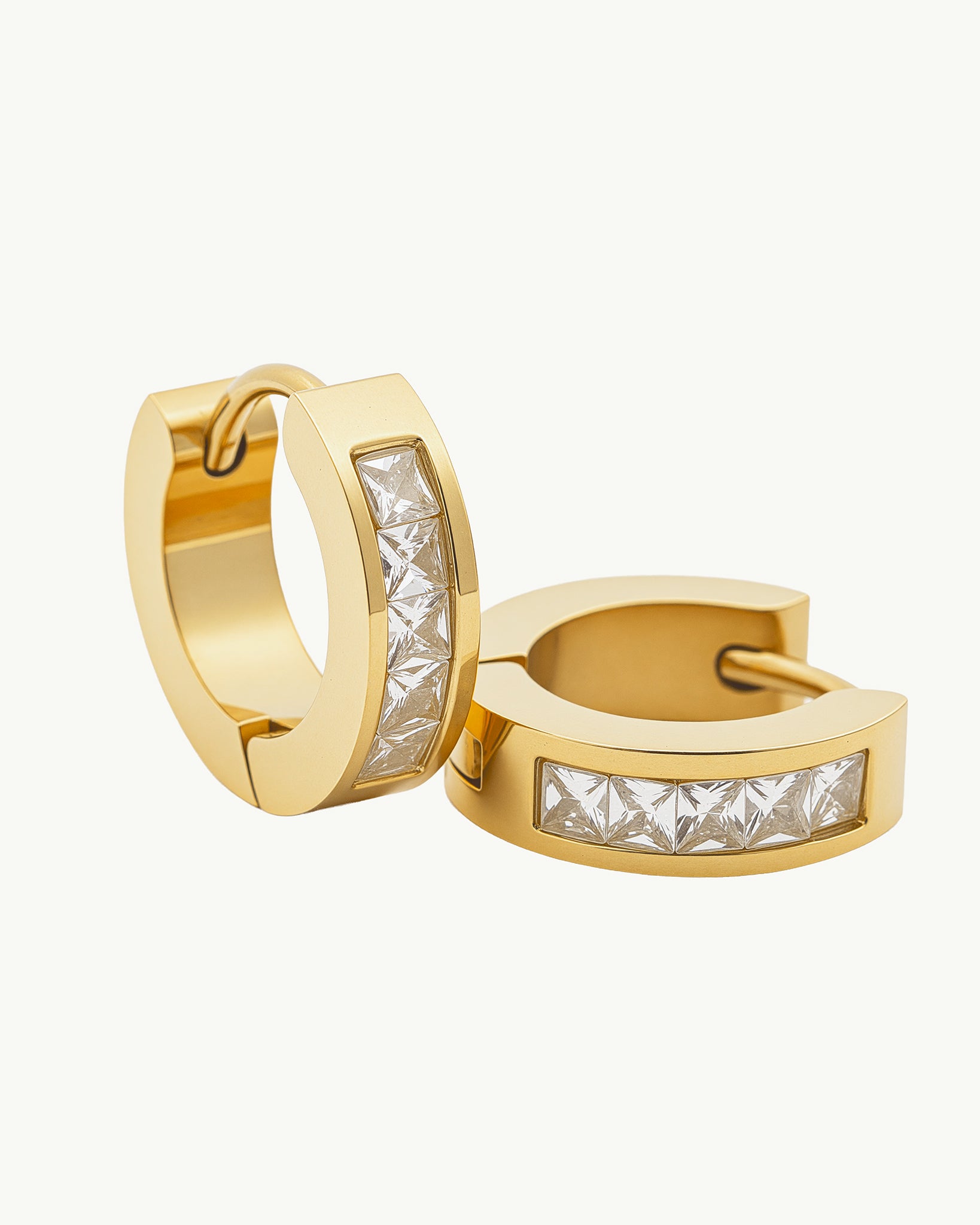 Classic Huggie 18K Gold Plated Earrings