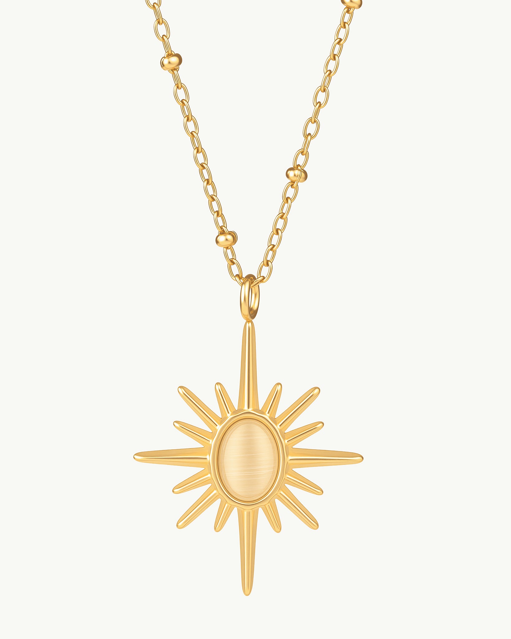 Golden Ray 18K Gold Plated Necklace