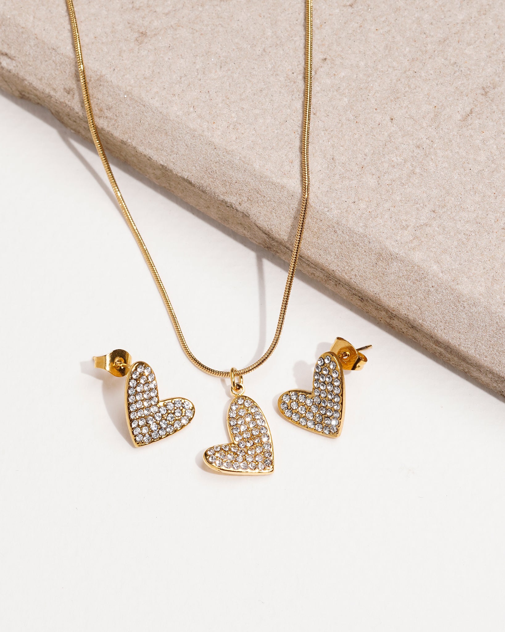Amora 18K Gold Plated Set