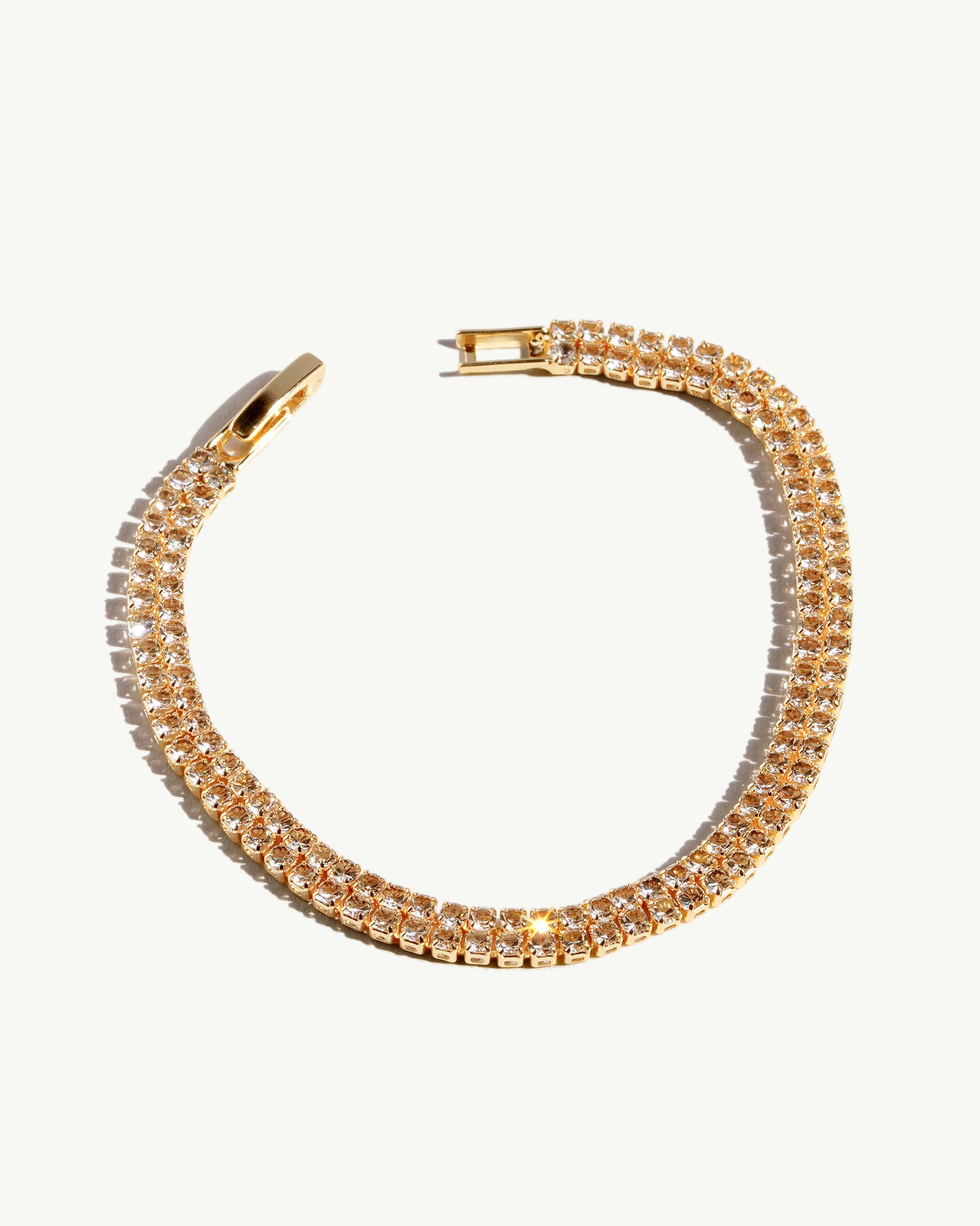 Allure 18K Gold Plated Tennis Bracelet