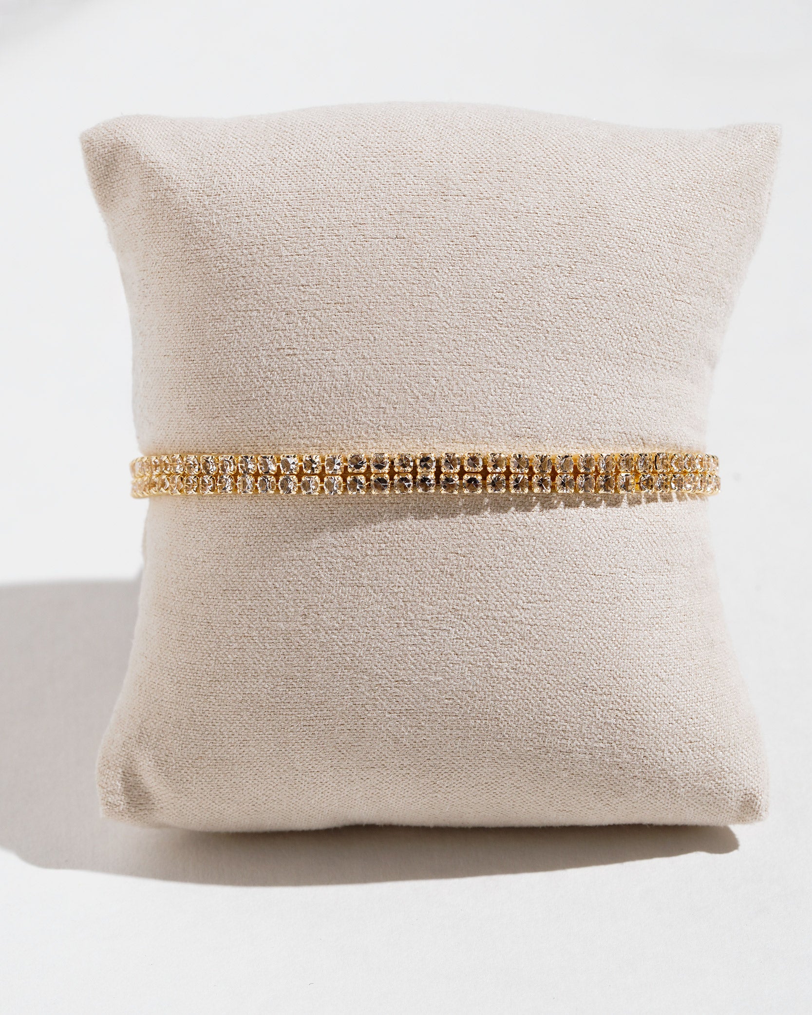 Allure 18K Gold Plated Tennis Bracelet