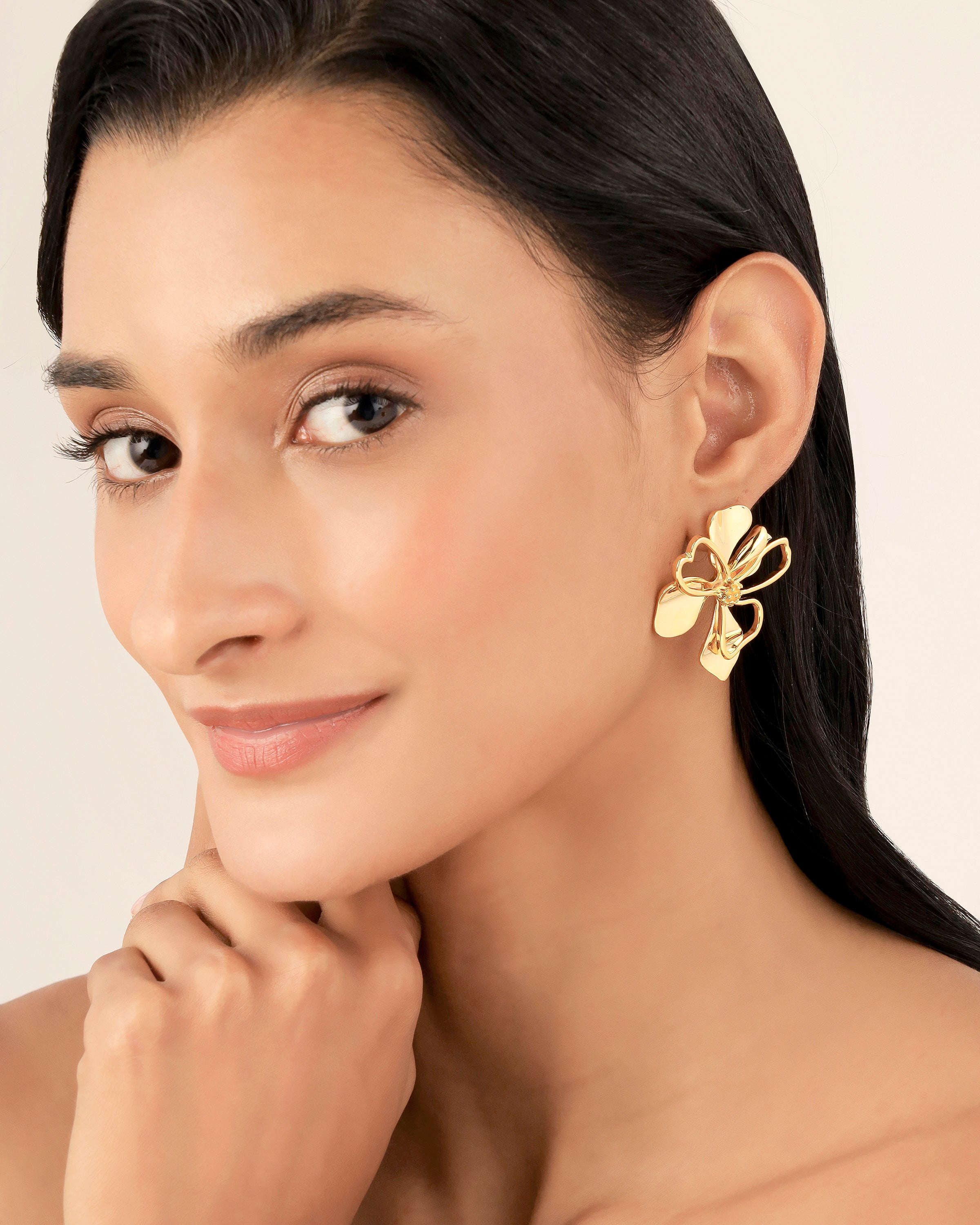Grace 22K Gold Plated Earrings