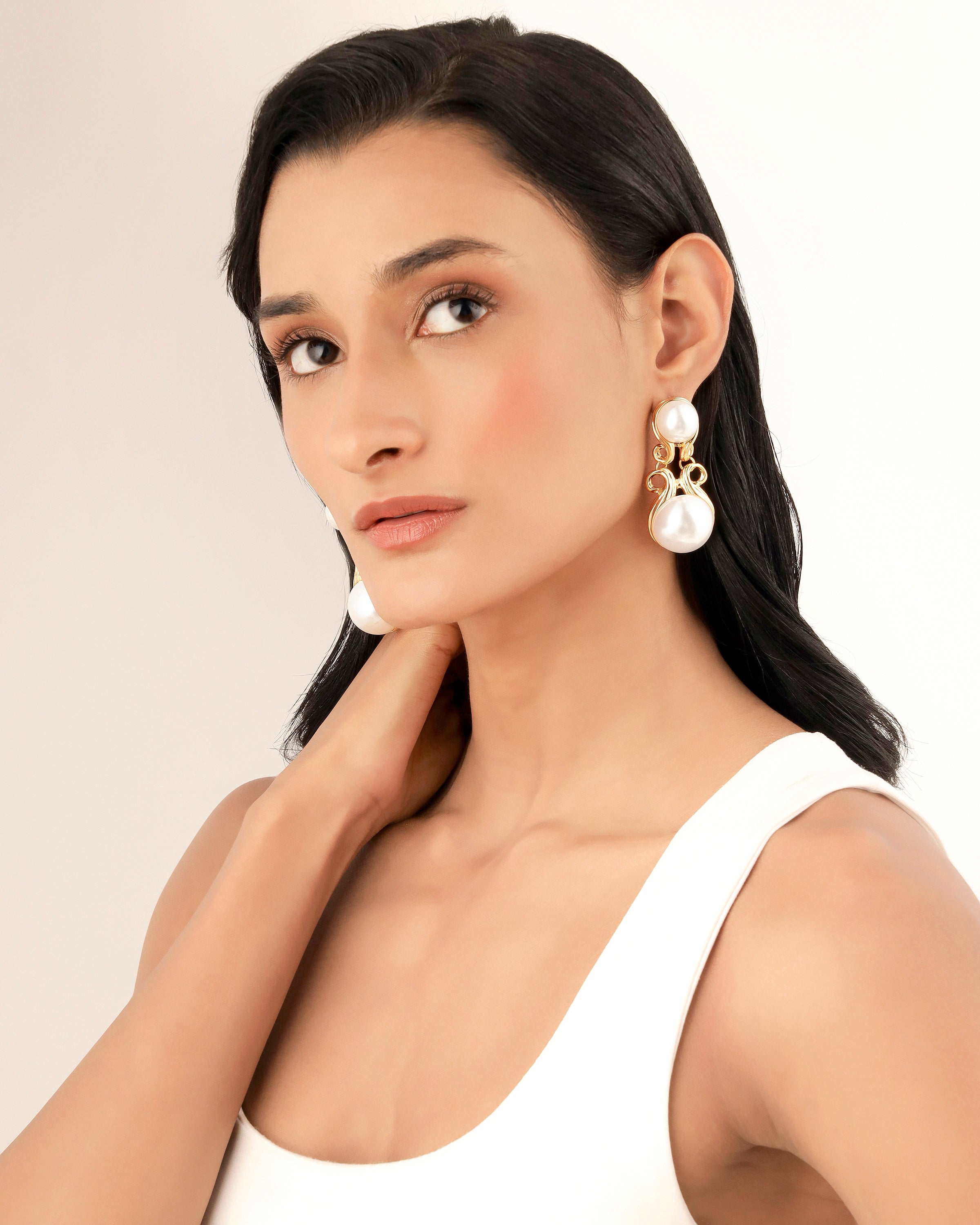 Grandeur 22K Gold Plated Earrings