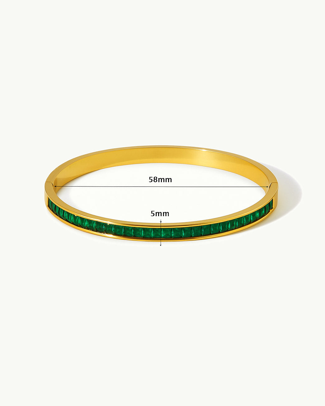 Jade 18K Gold Plated Bracelet
