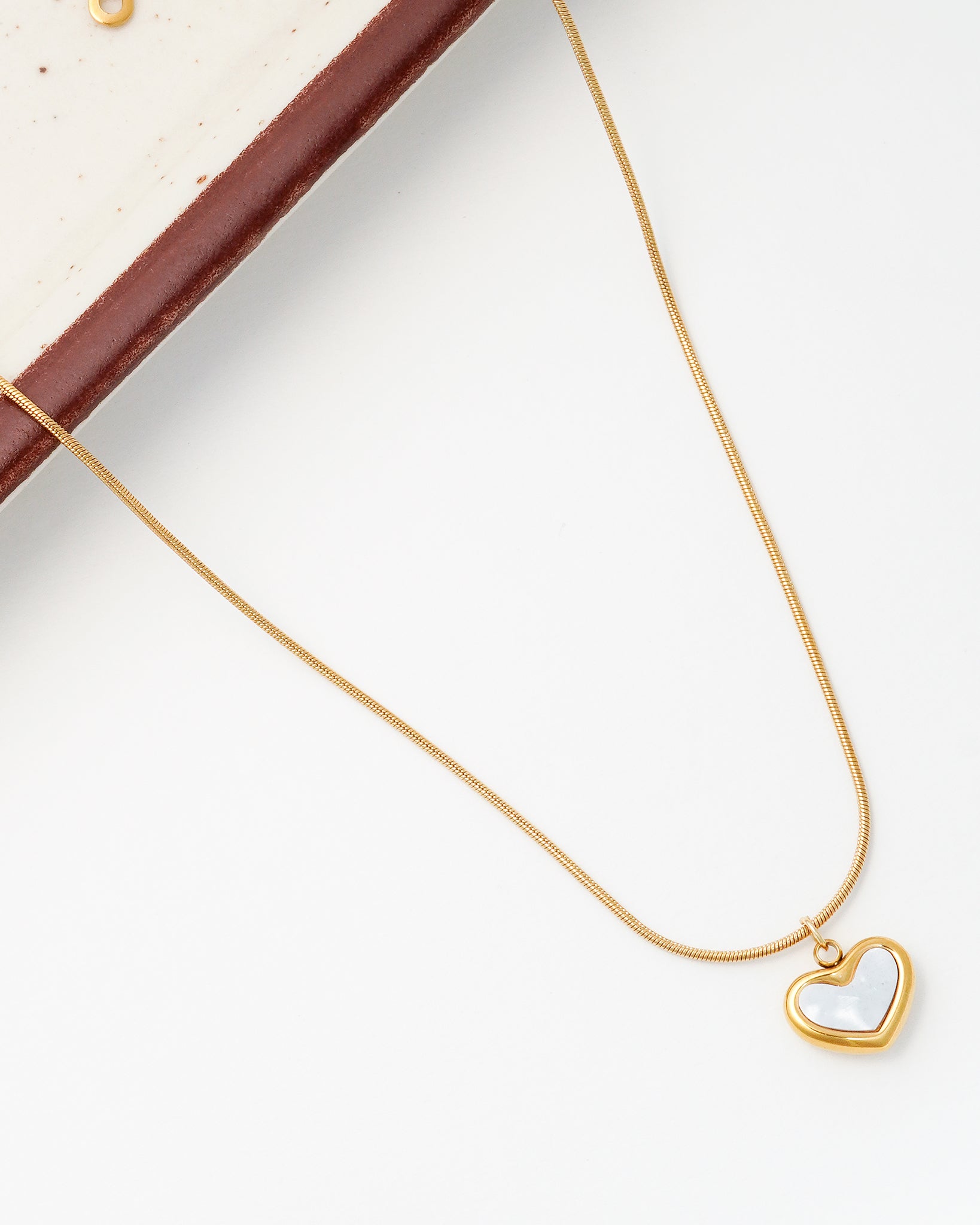 Dainty Heart 18K Gold Plated Necklace