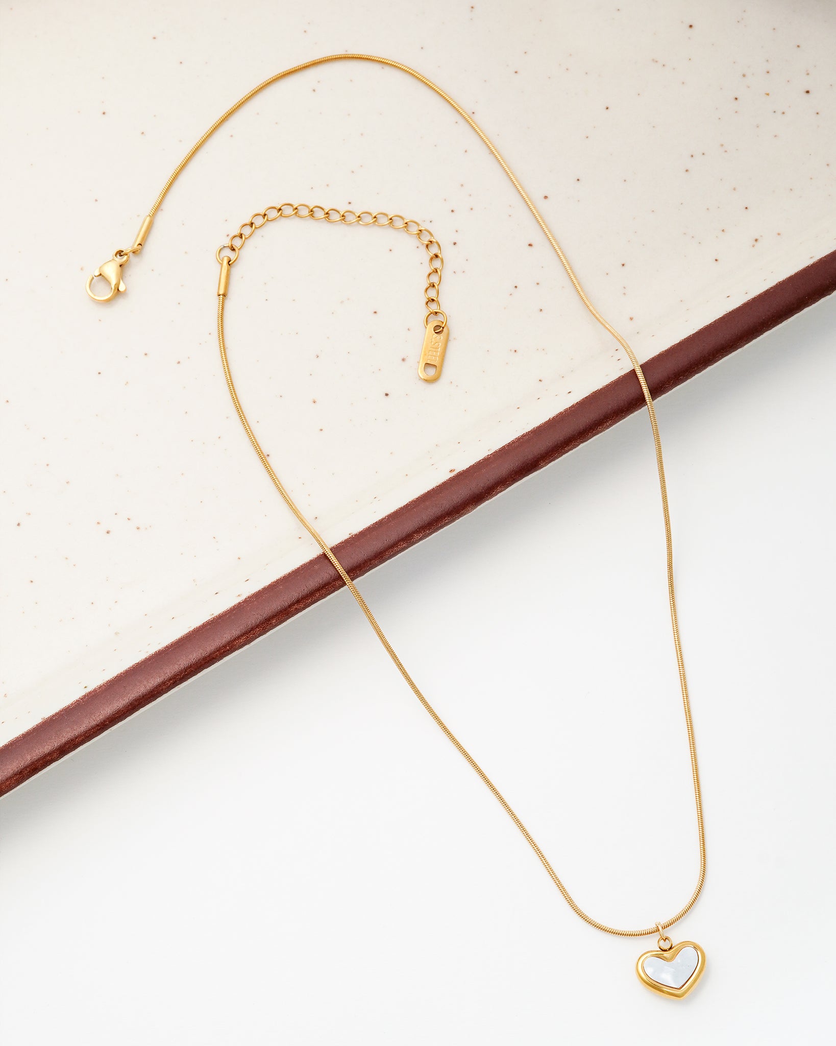 Dainty Heart 18K Gold Plated Necklace