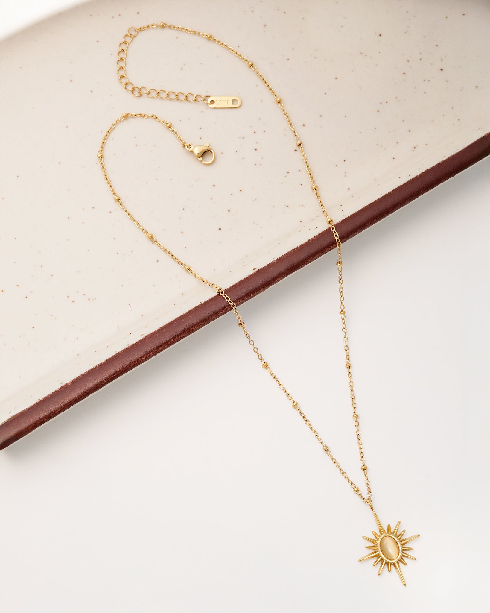 Golden Ray 18K Gold Plated Necklace