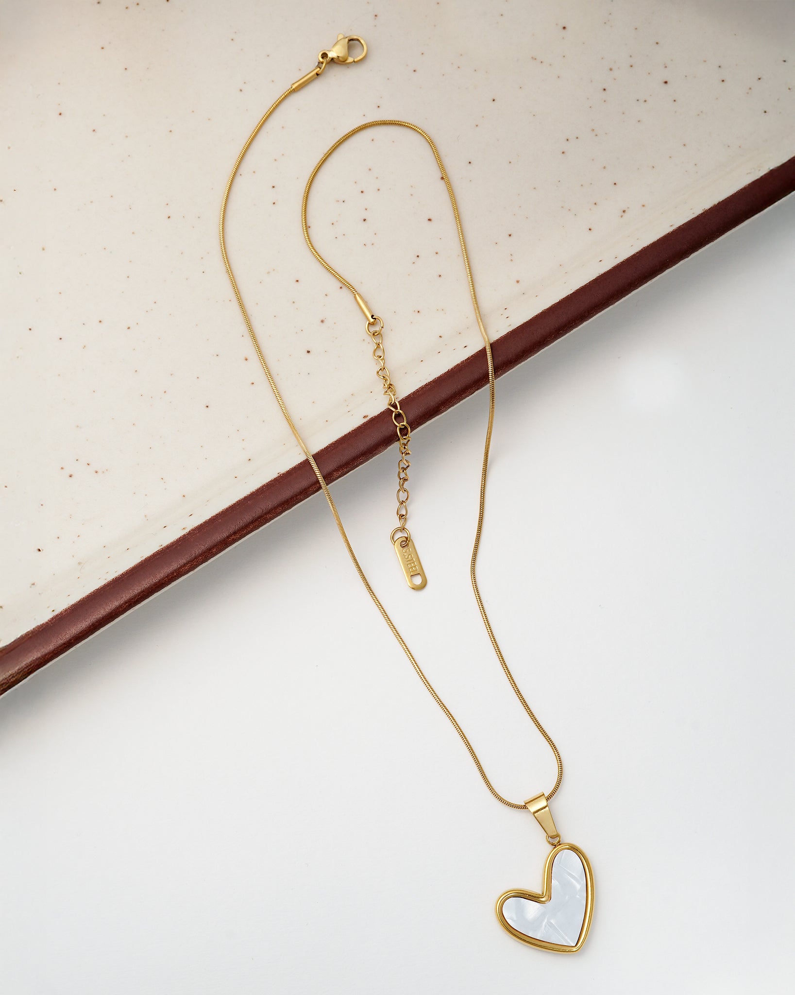 Dainty Heart 18K Gold Plated Set