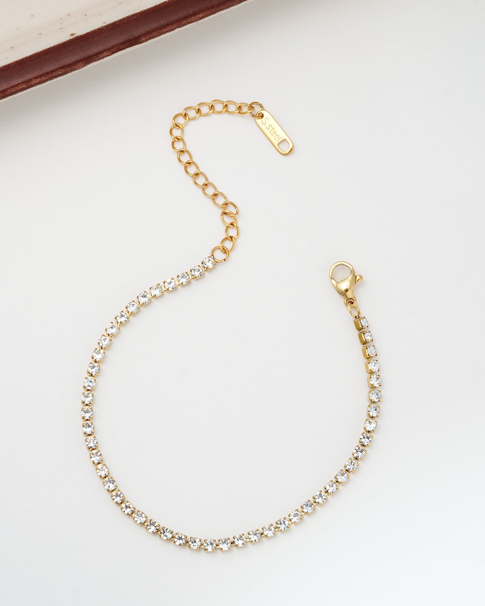 Classic Tennis 18K Gold Plated Bracelet