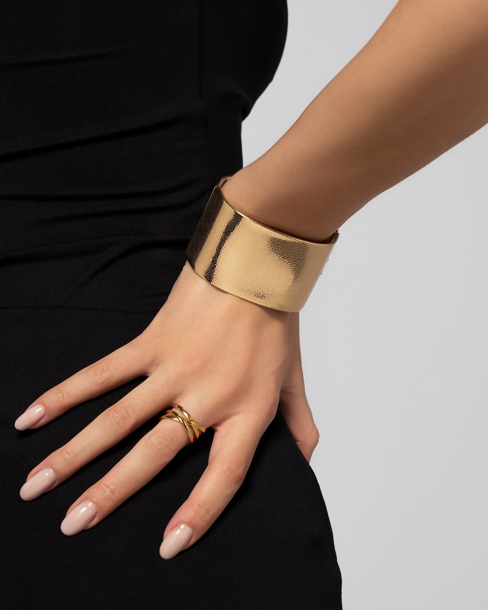 Grace Cuff 18K Gold Plated Bracelet