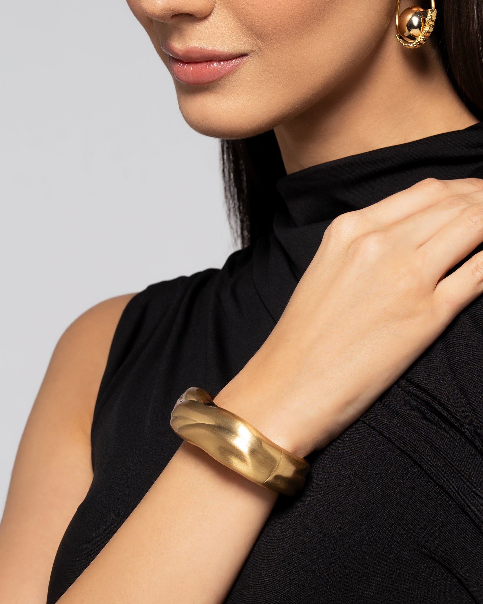 Molten Flow 18K Gold Plated Bracelet