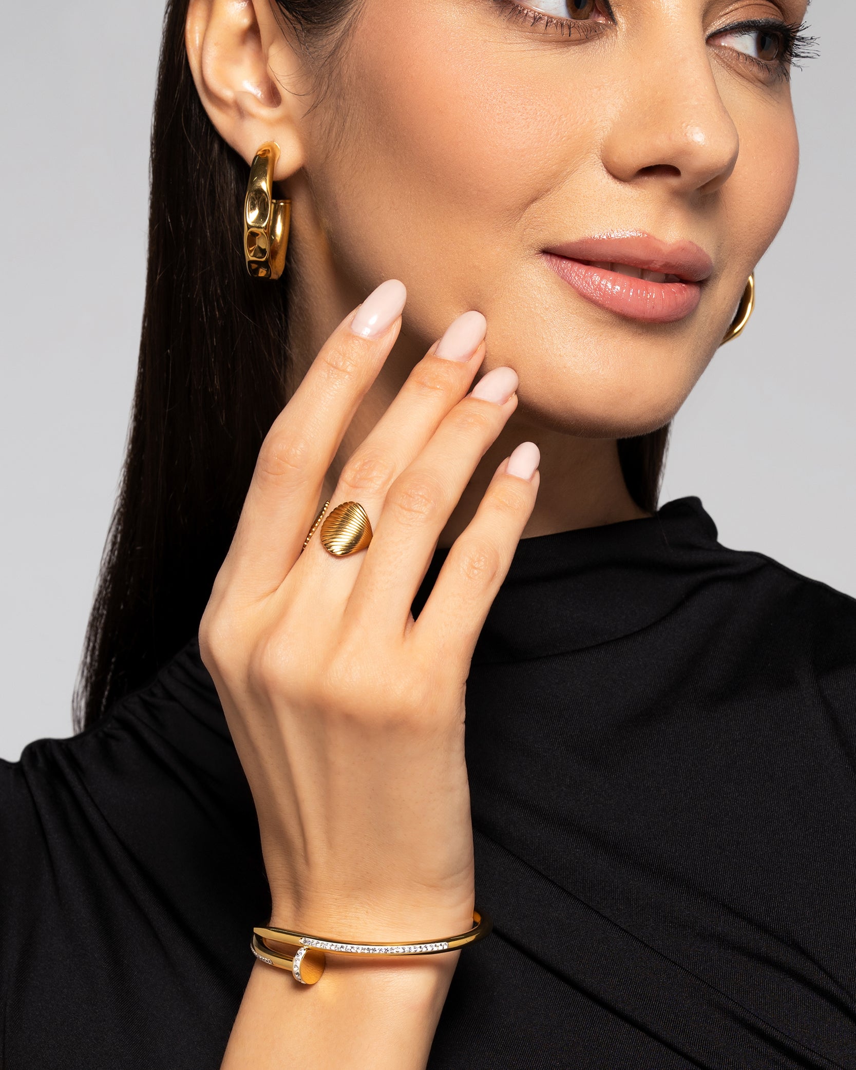 Gold Shell 18K Gold Plated Ring