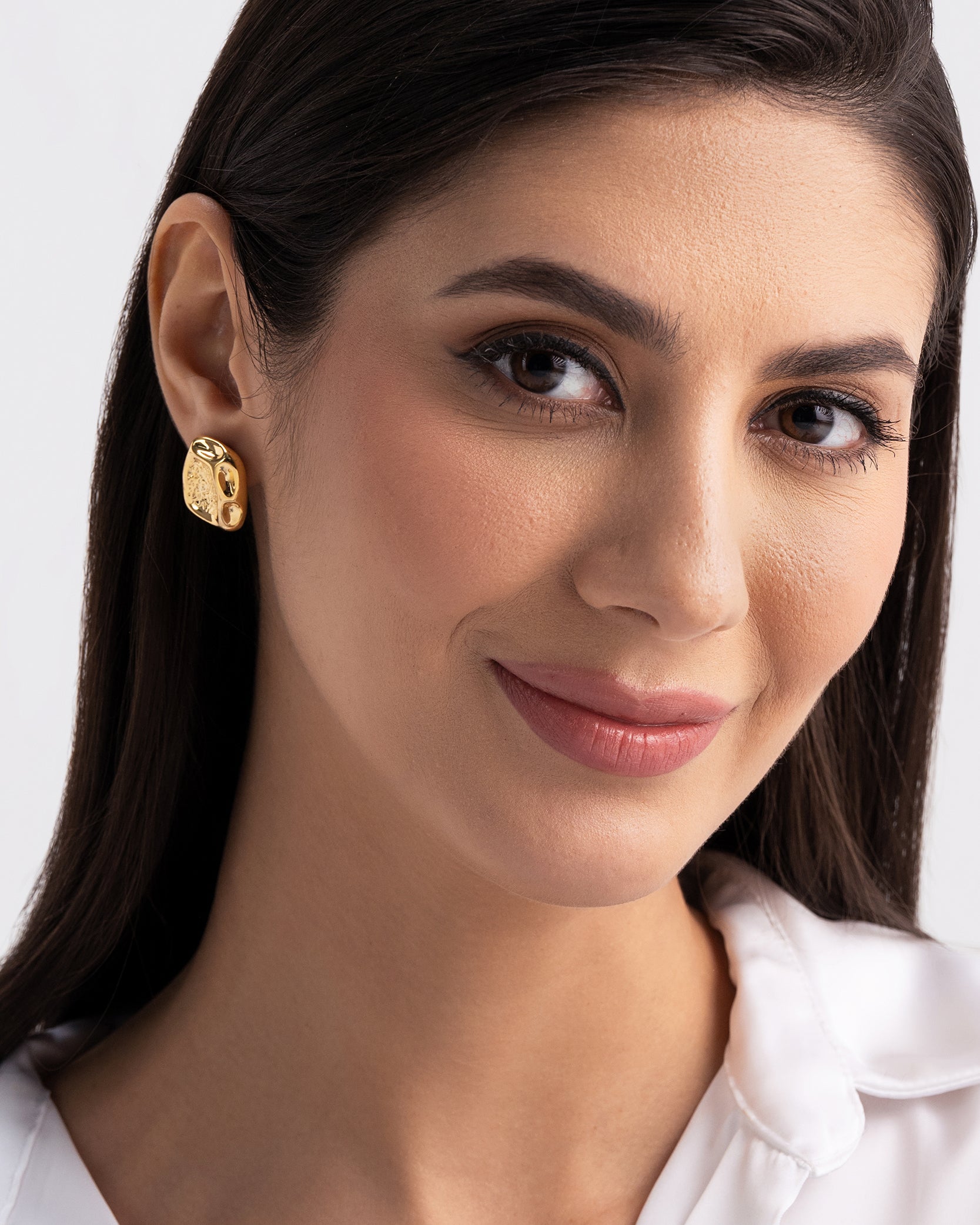 Marmo Studs 18K Gold Plated Earrings