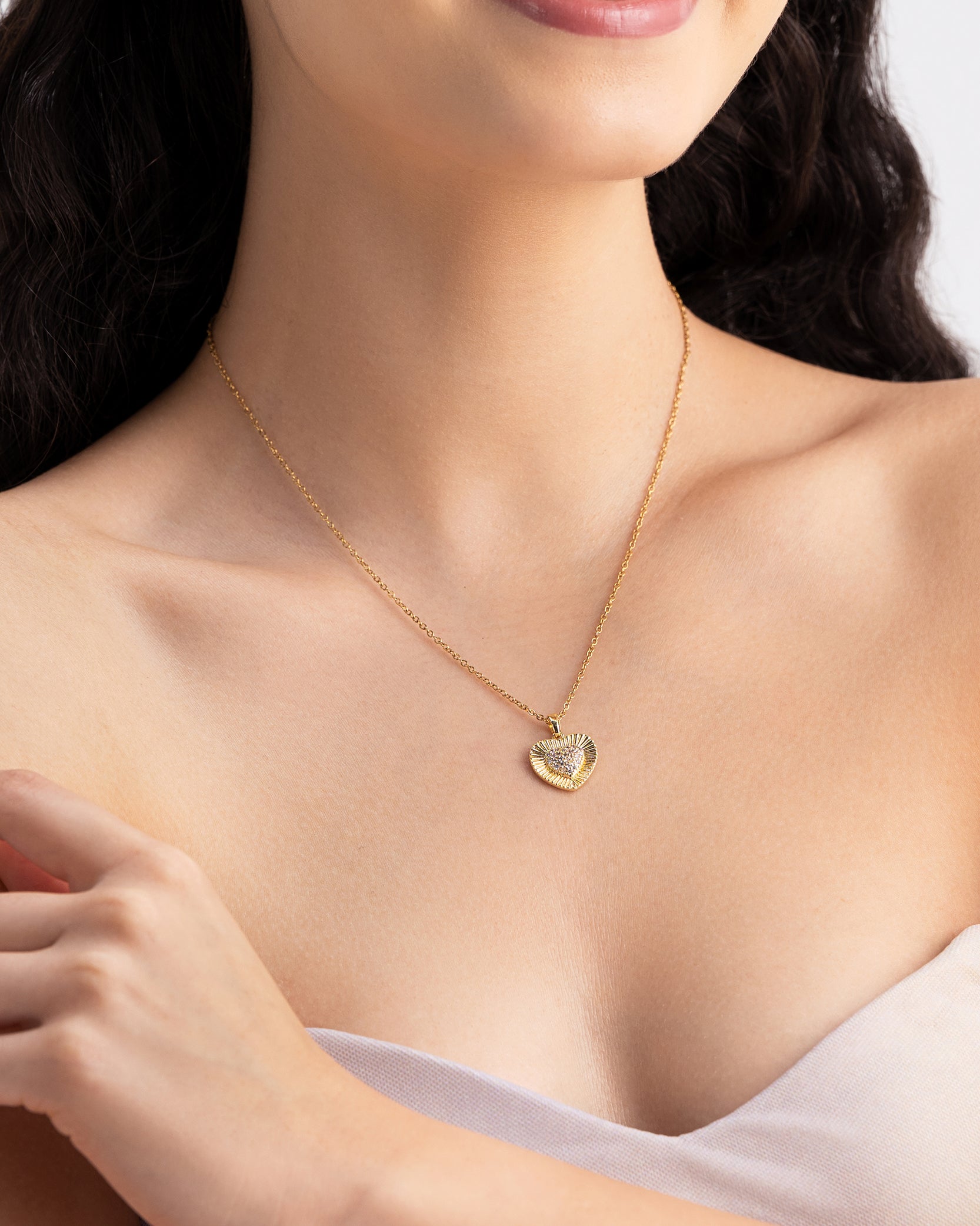 Golden Glint 18K Gold Plated Necklace
