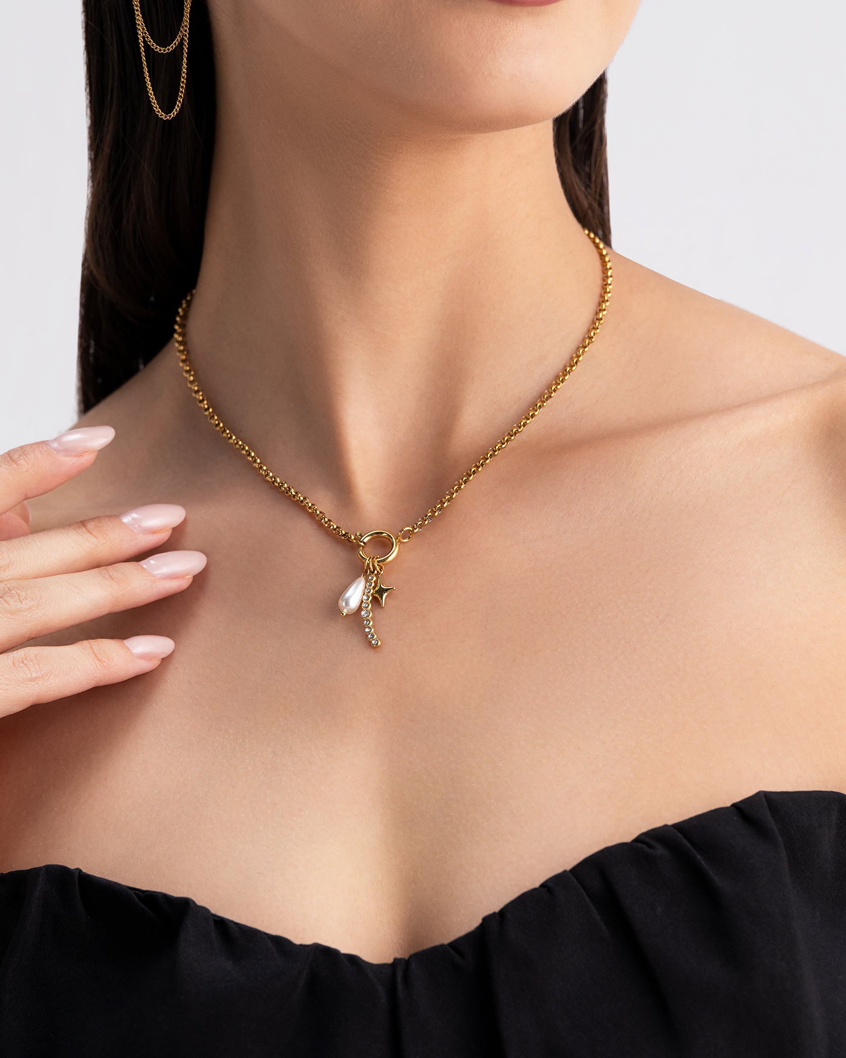Twilight Luxe 18K Gold Plated Necklace