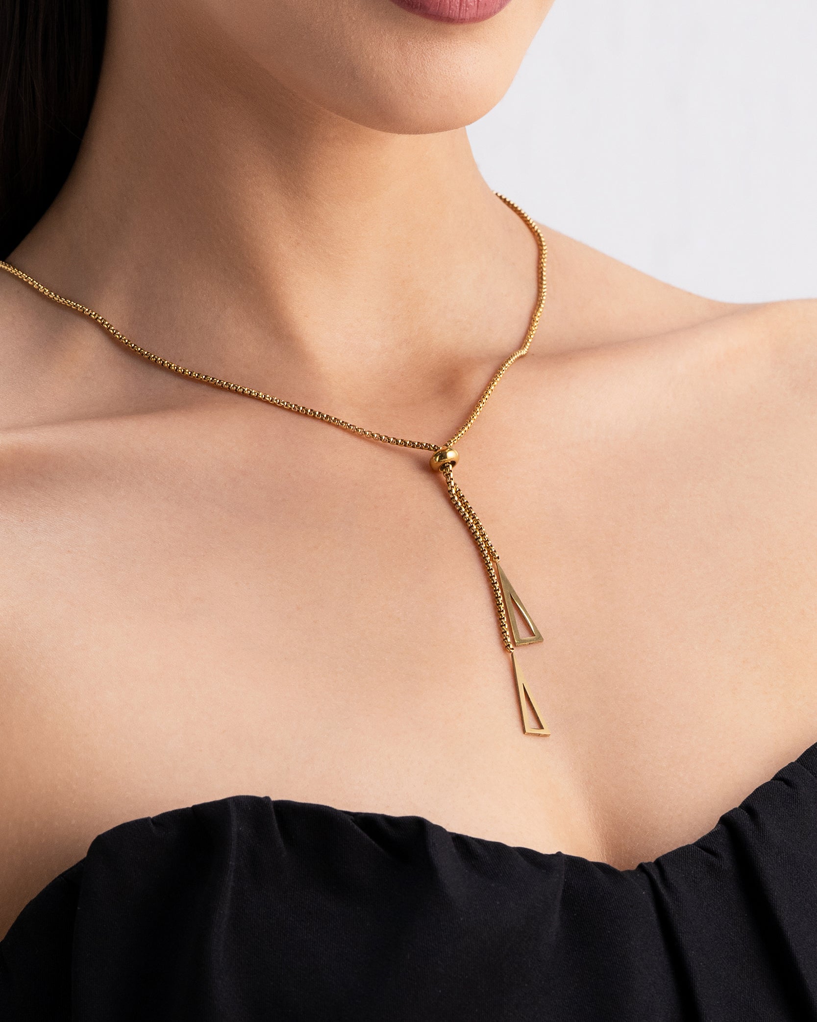 Vanta Loop 18K Gold Plated Necklace