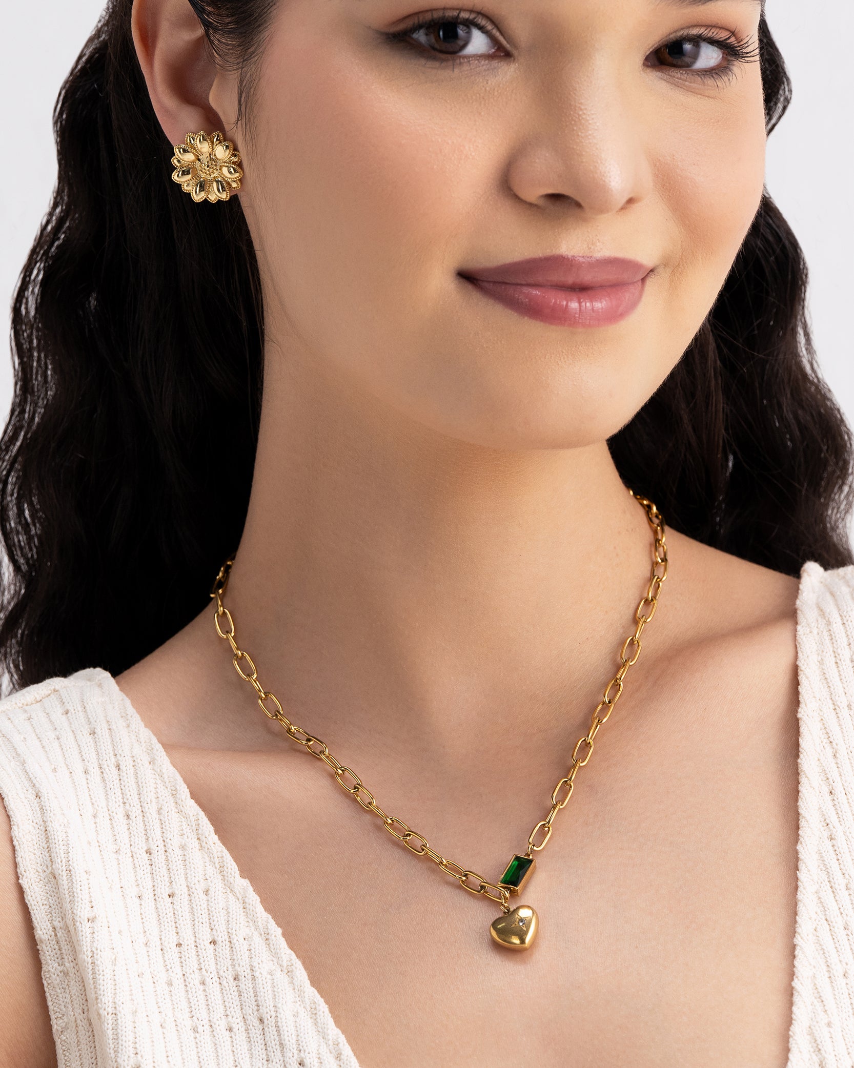 Sole Fiore 18K Gold Plated Earrings