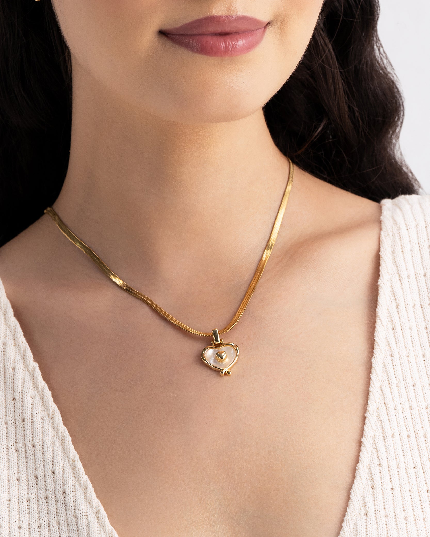 Heart of Aurum 18K Gold Plated Necklace
