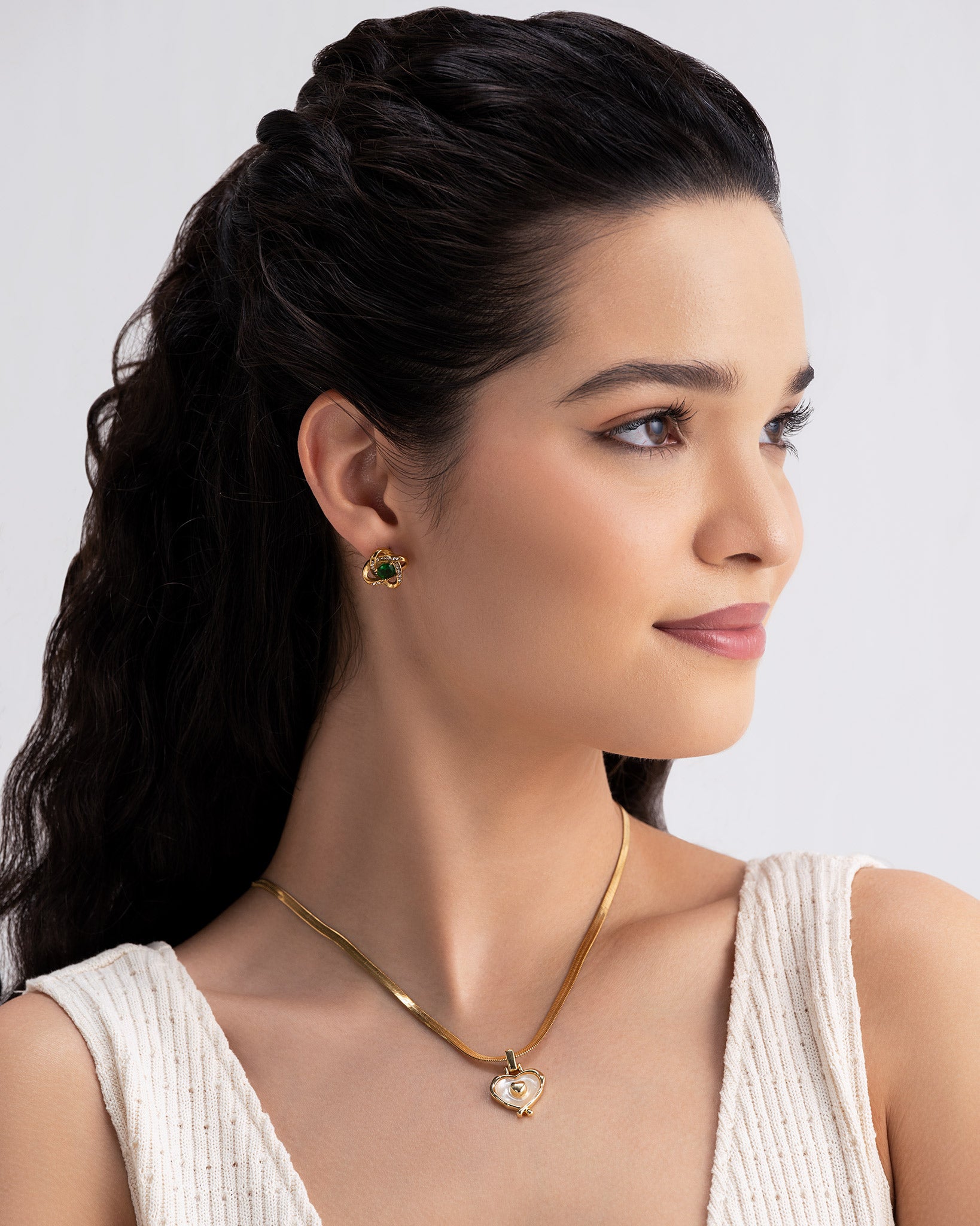 Heart of Aurum 18K Gold Plated Necklace