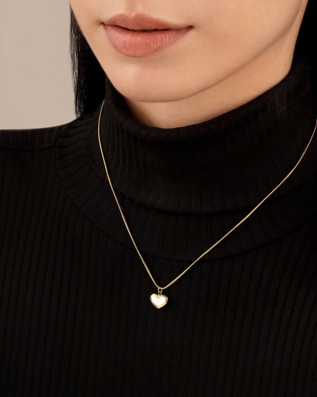 Dainty Heart 18K Gold Plated Necklace