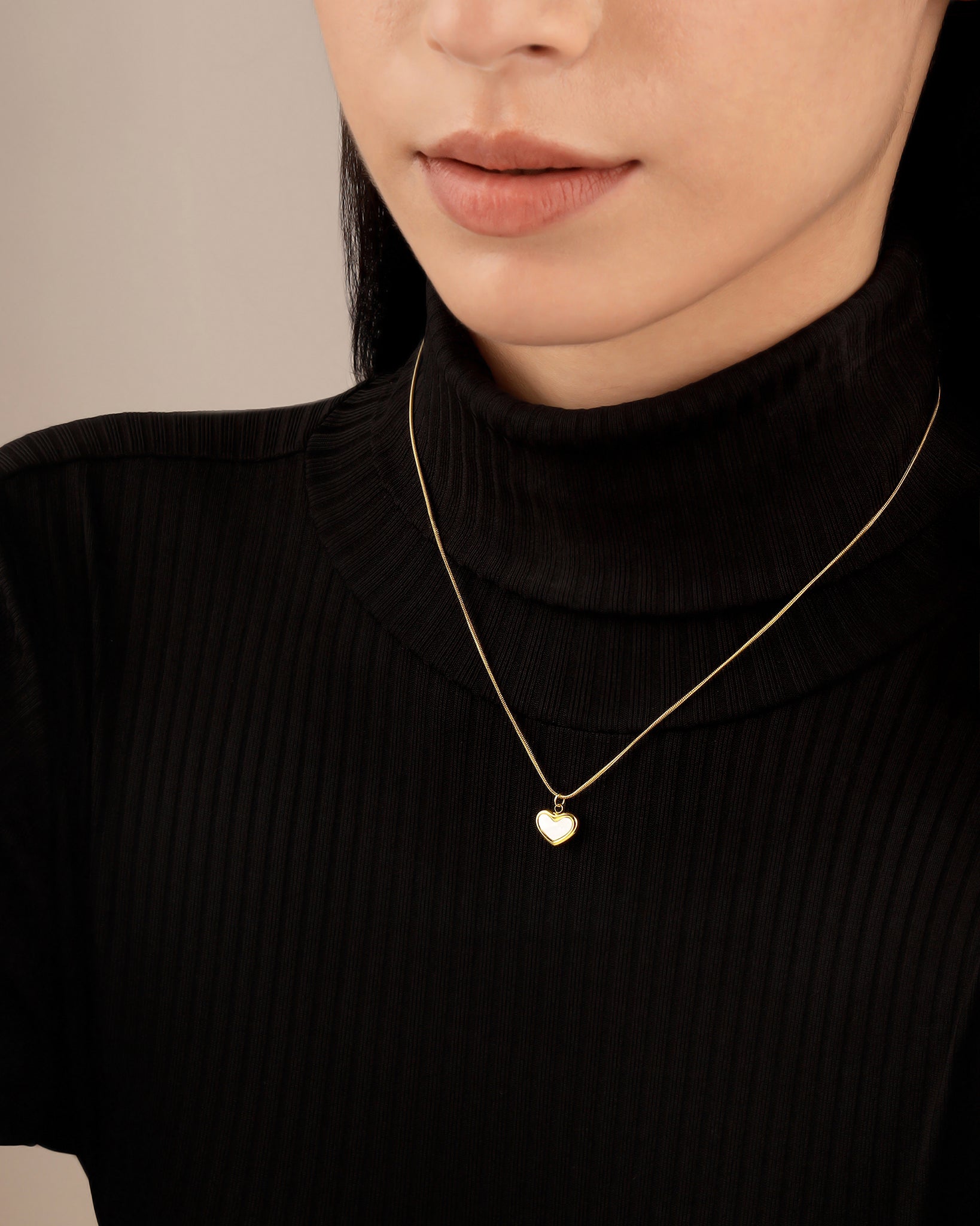 Dainty Heart 18K Gold Plated Necklace