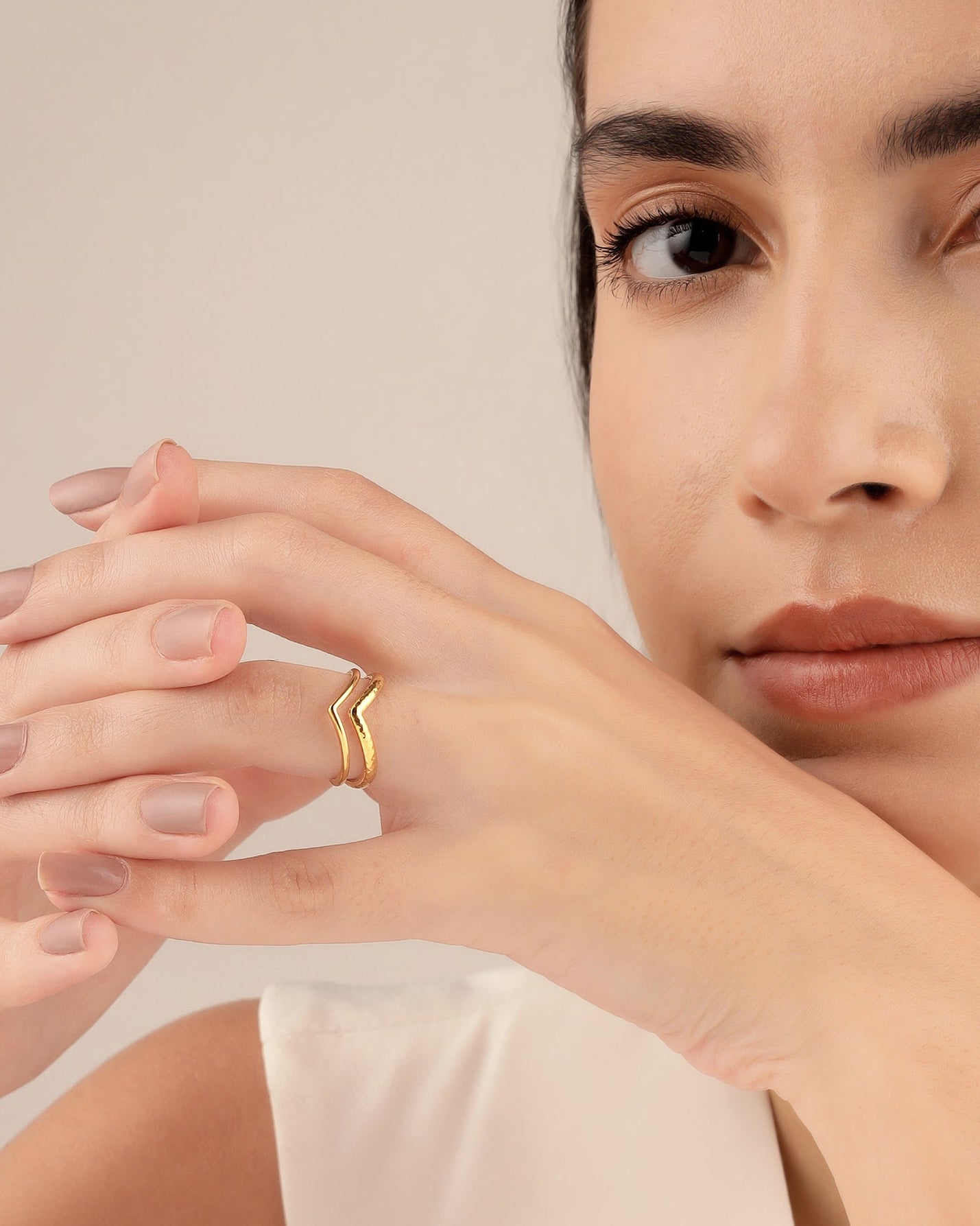 Vera 18K Gold Plated Ring