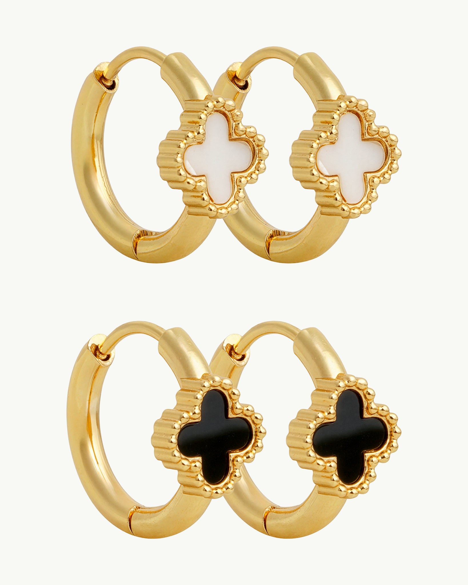 Orna 18K Gold Plated Hoops