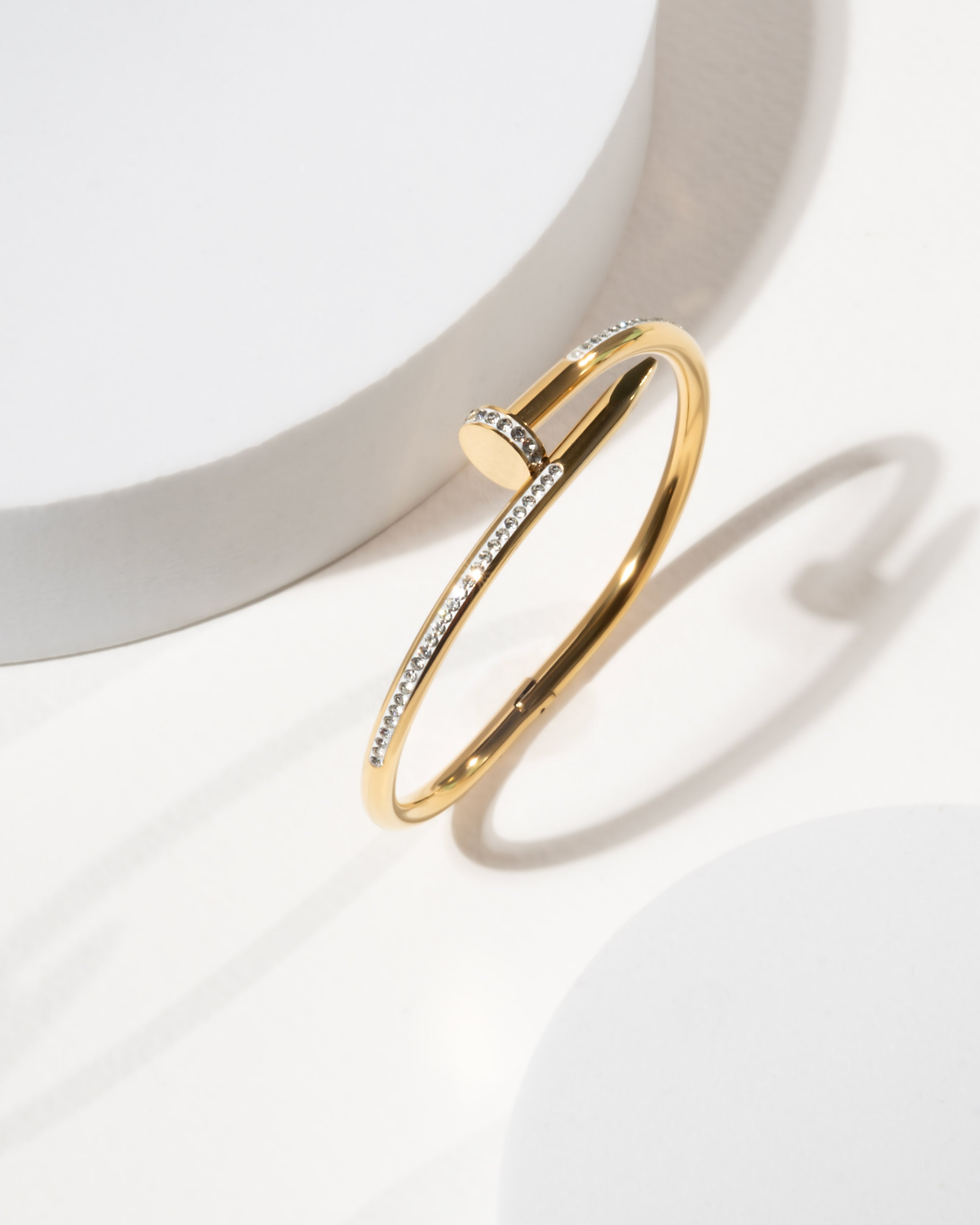 Nailed It 18K Gold Plated Bracelet
